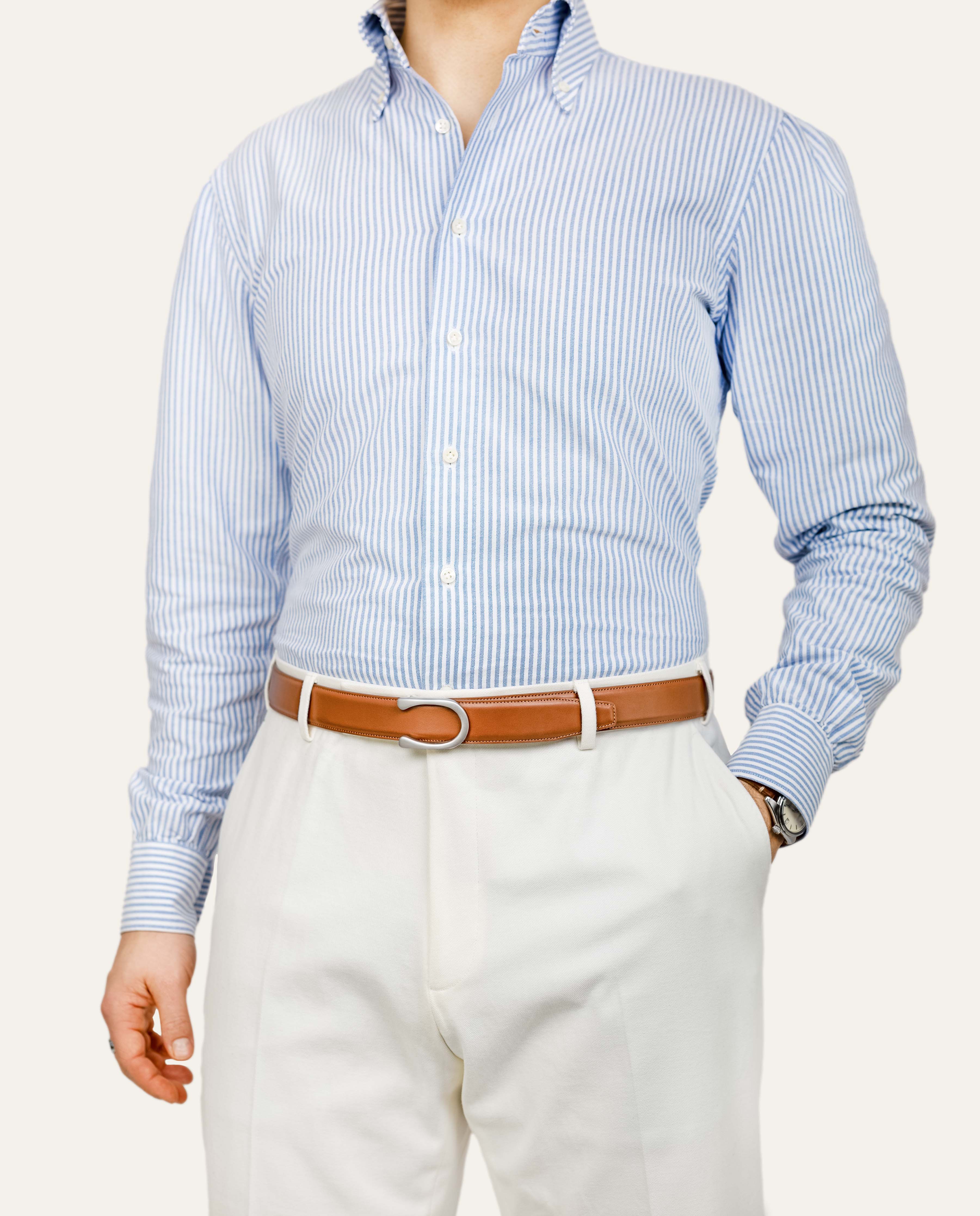 Modell 2 Palladium Matt — Kalbsleder Cognacbraun