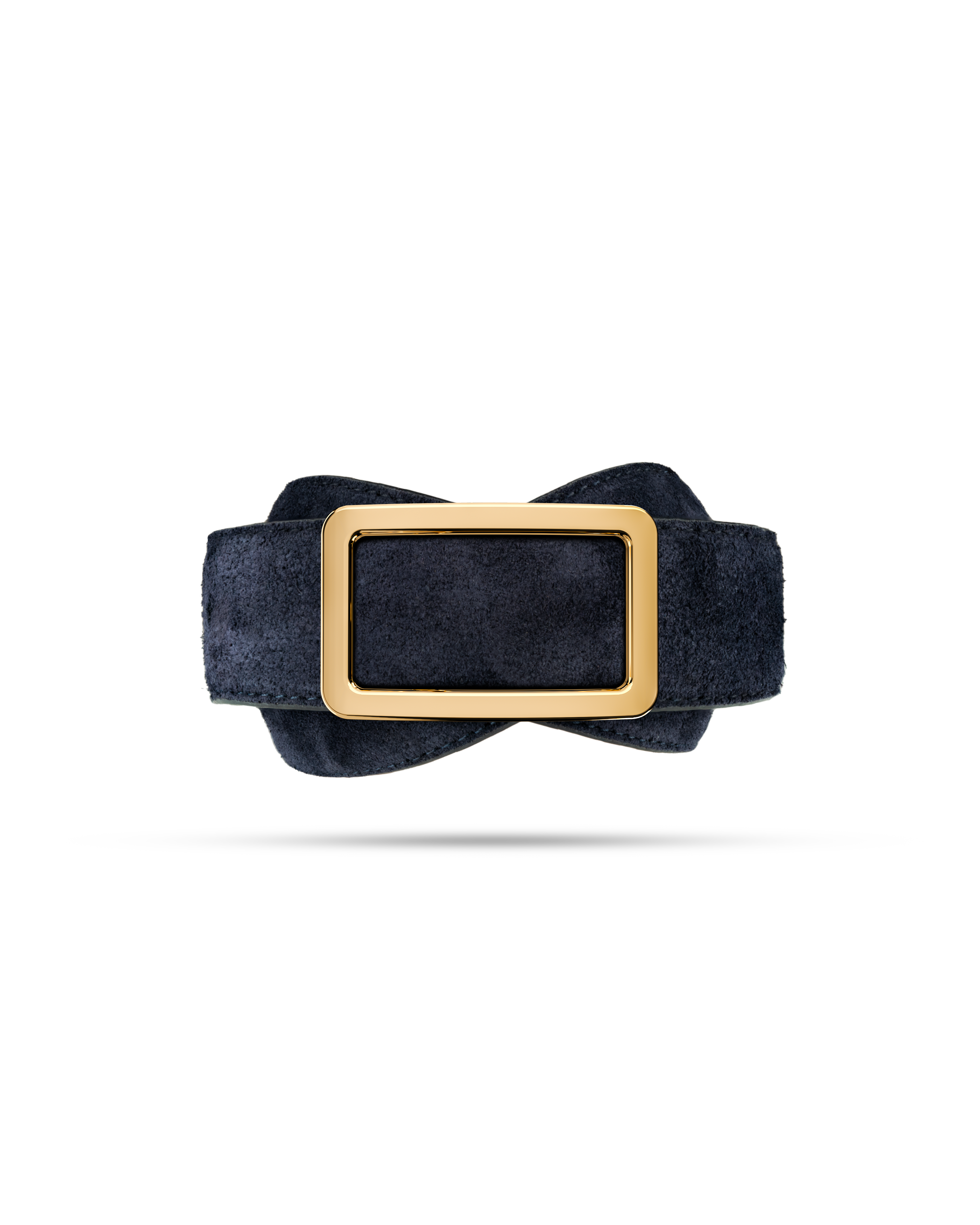 Model I Gold — Suede Portofino Blue