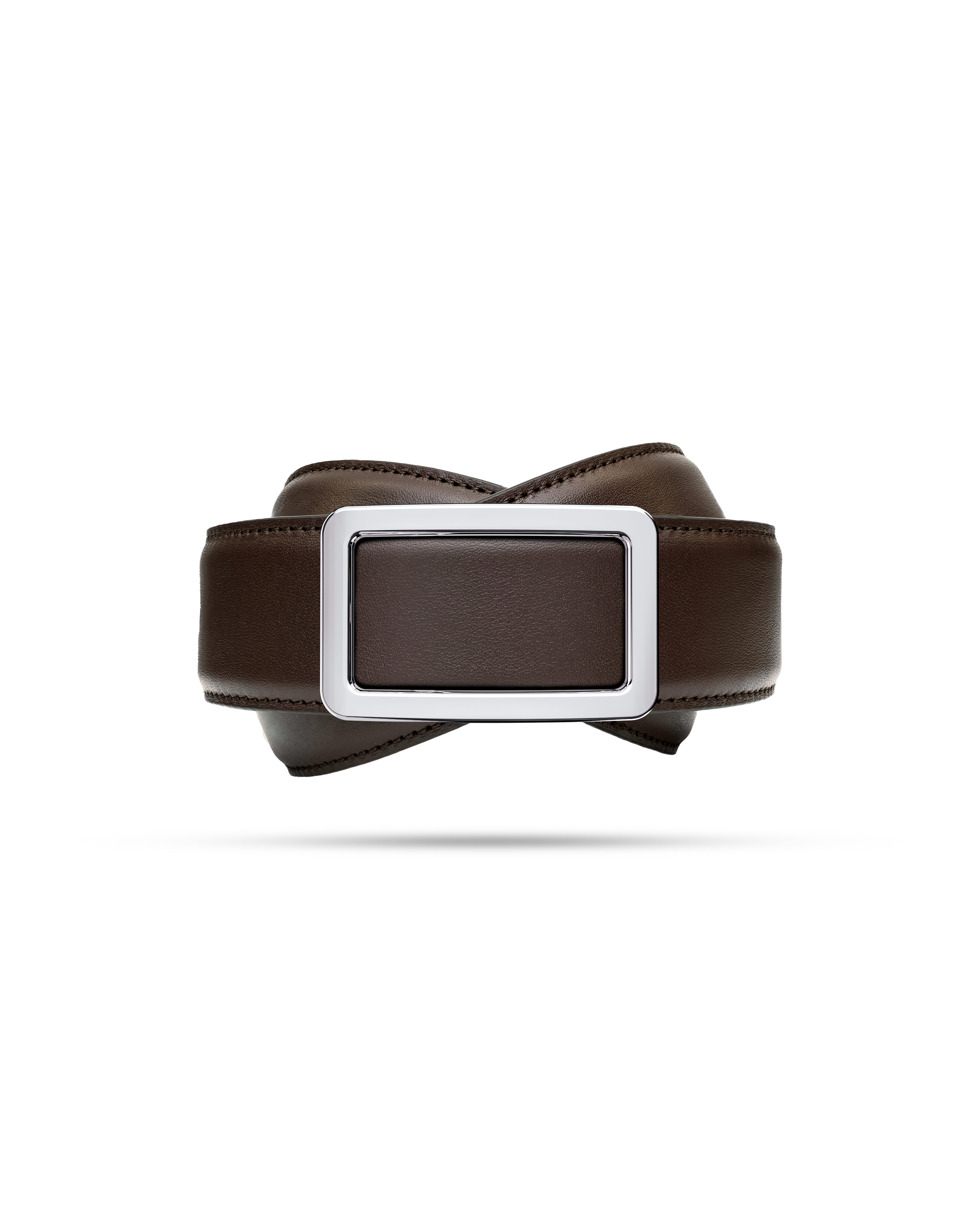 Model I Palladium  —  Calfskin Chocolate Brown