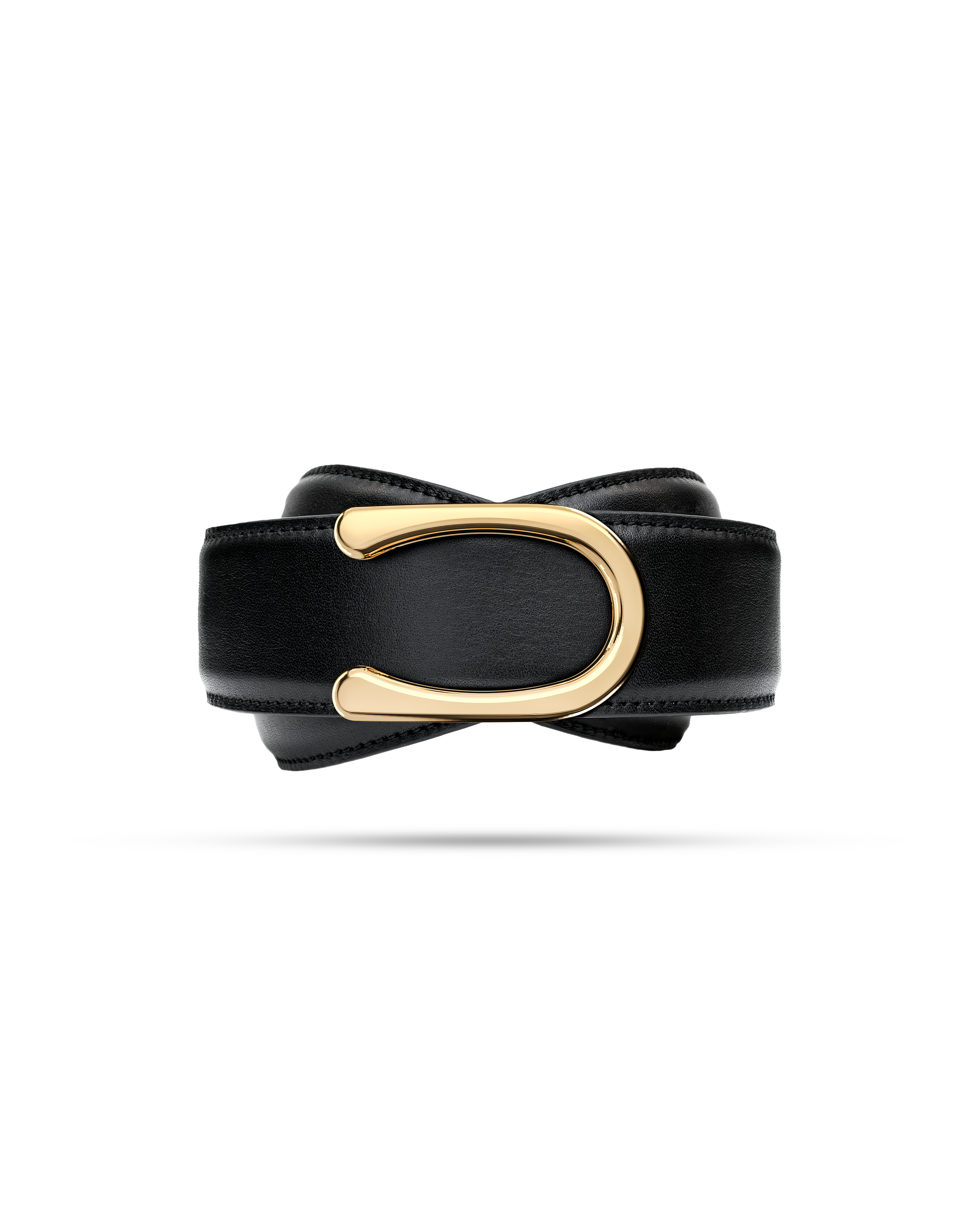 Model II Gold — Calfskin Jet Black
