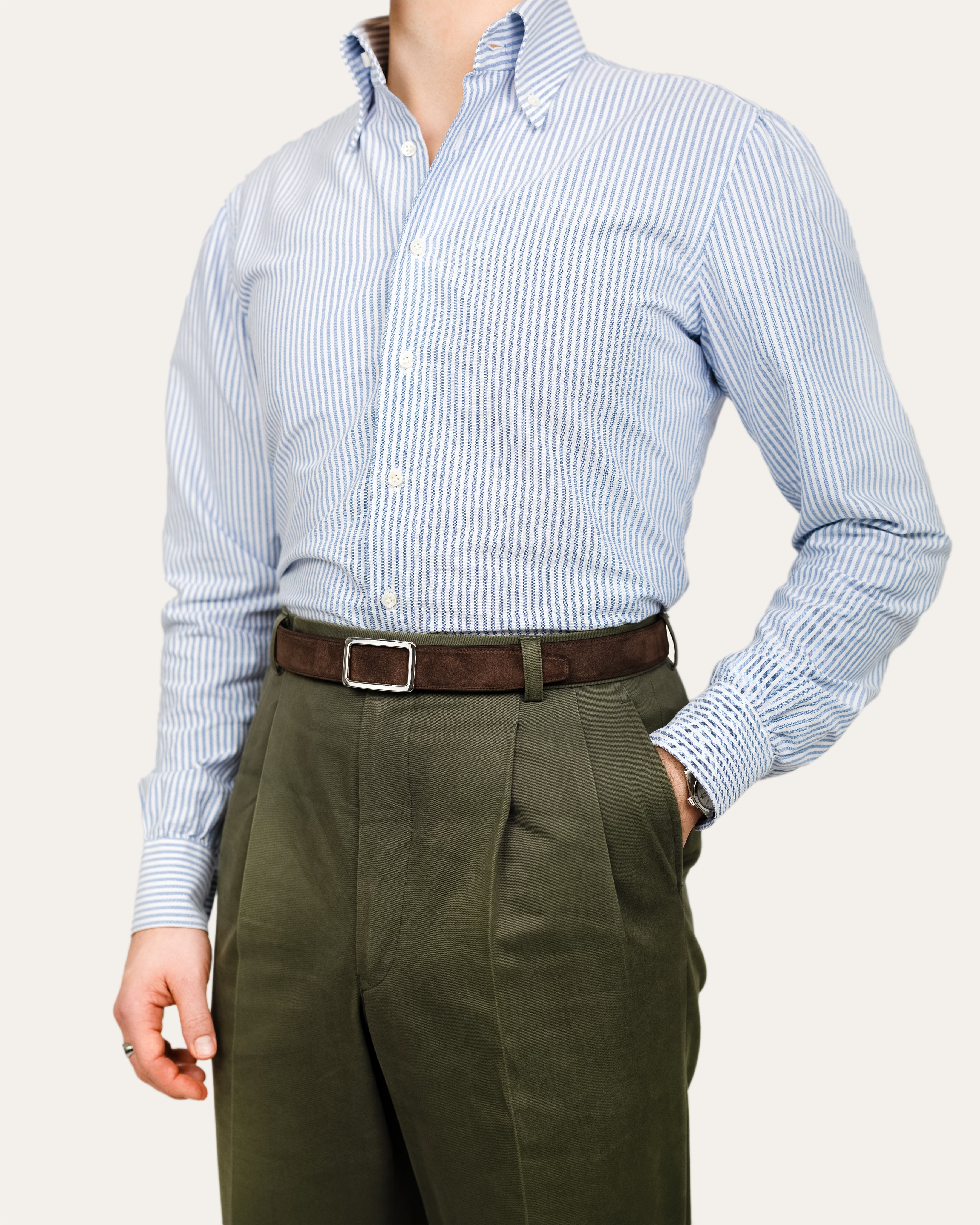 Modell 1 Palladium — Veloursleder Havannabraun