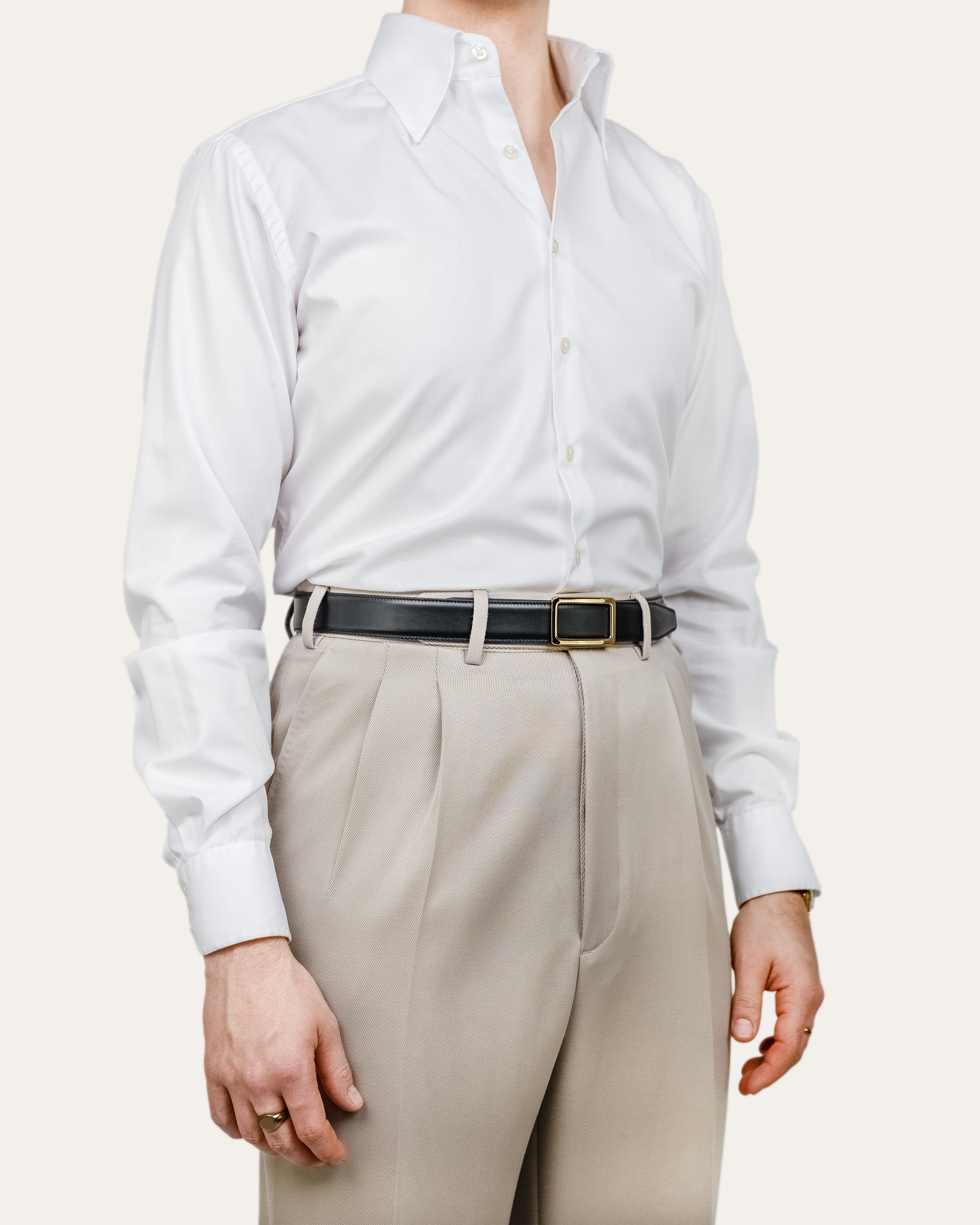 Model I Gold — Calfskin Jet Black