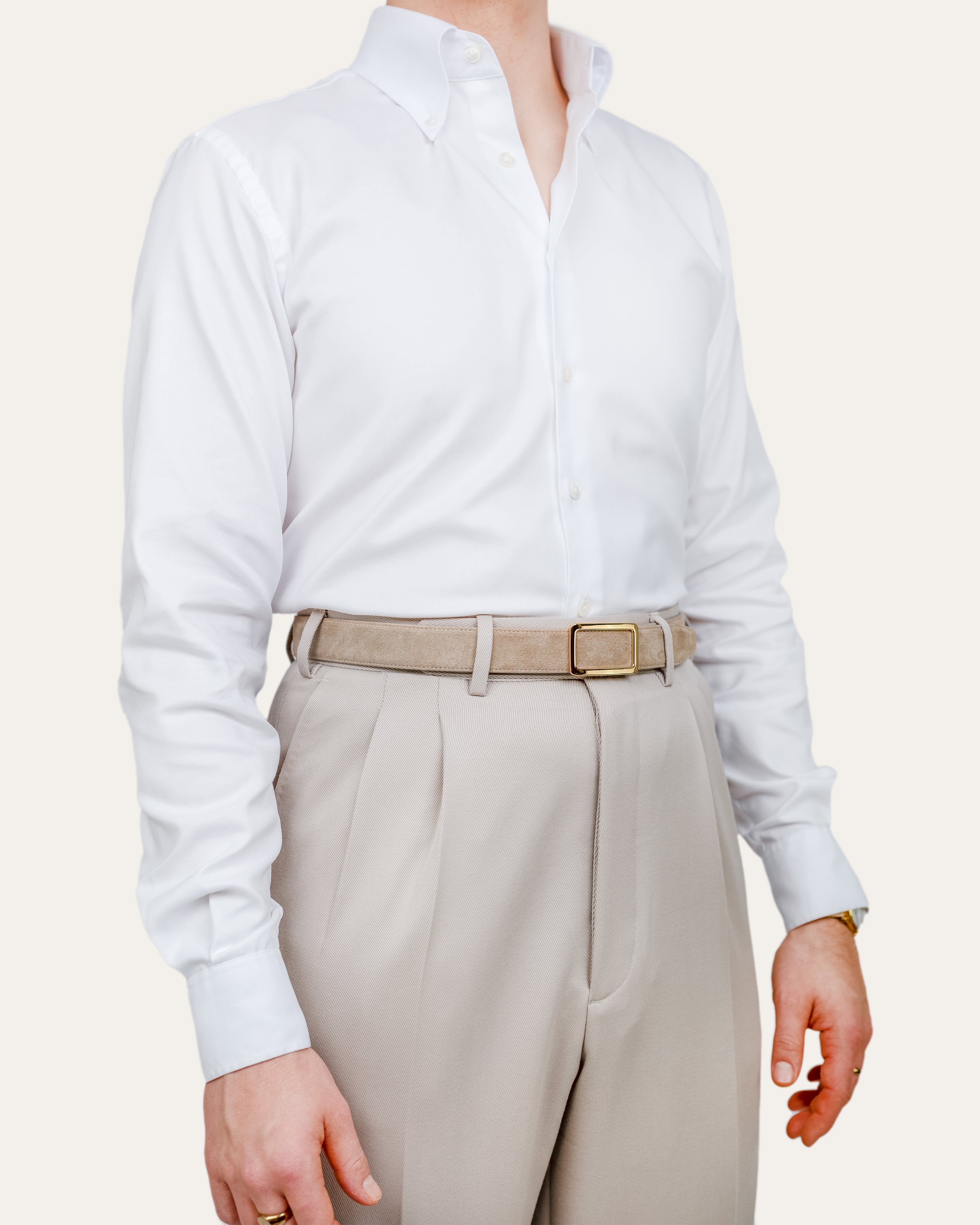 Model I Gold — Suede Verona Beige