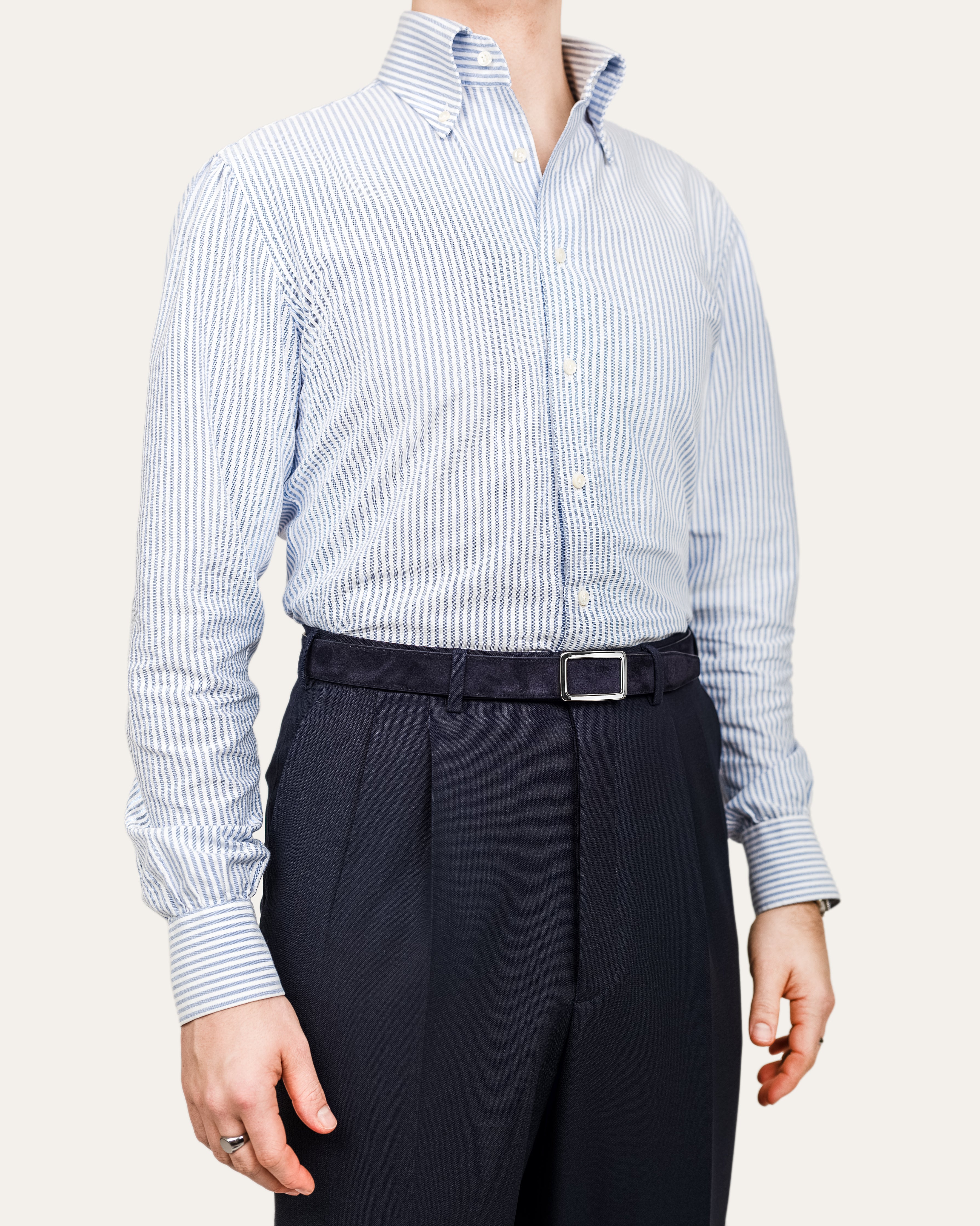 Model I Palladium — Suede Portofino Blue