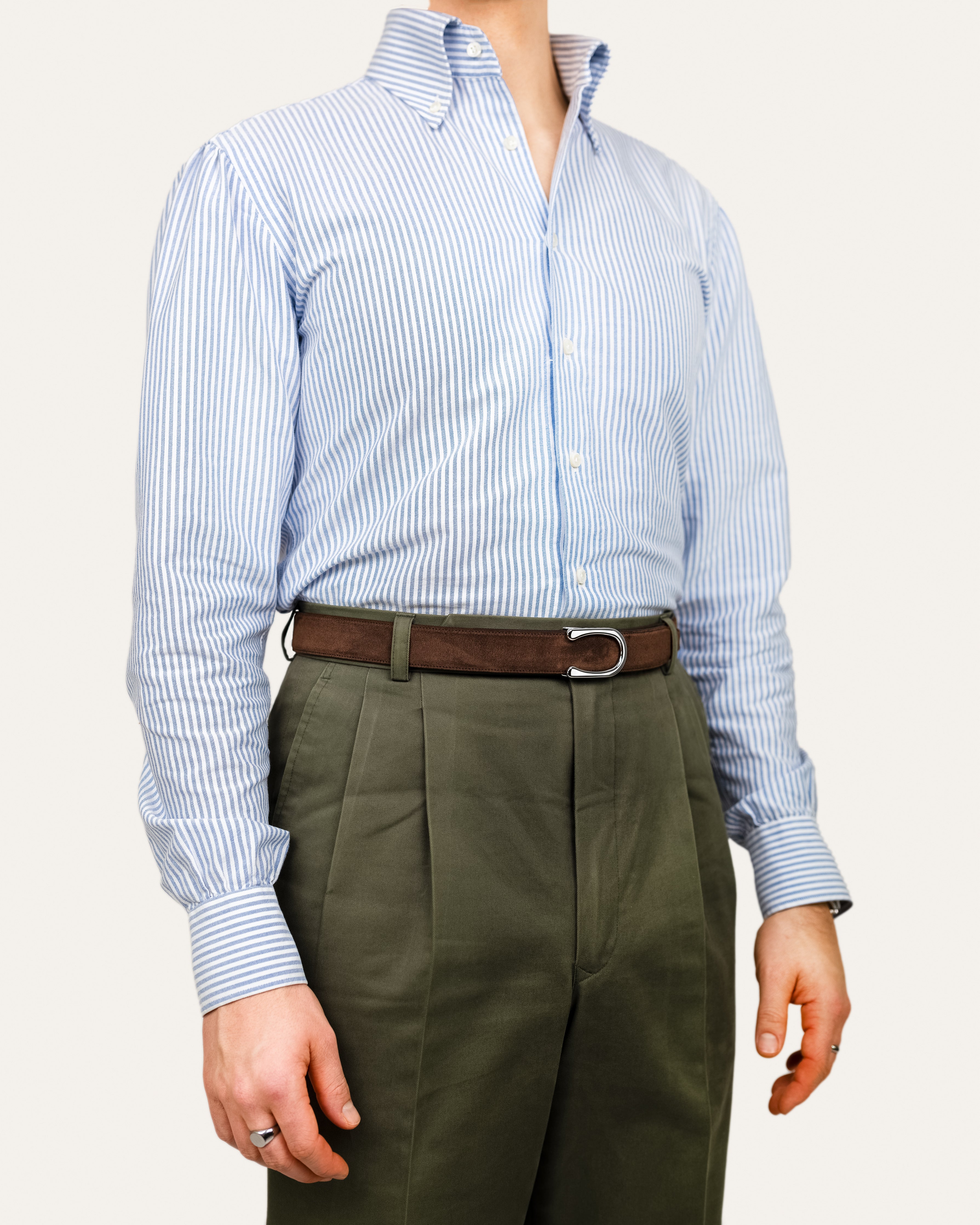 Model II Palladium — Suede Havana Brown