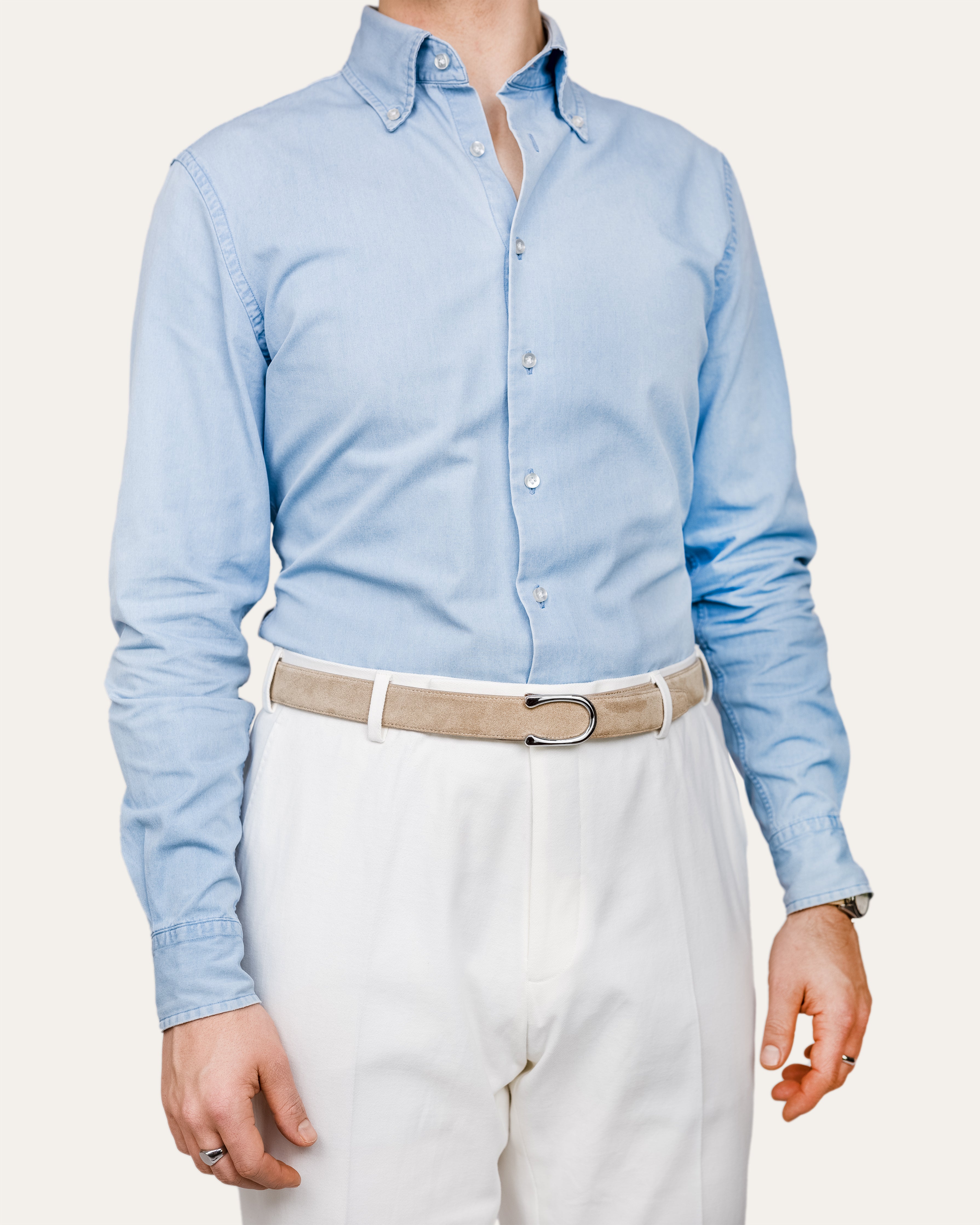 Modell 2 Palladium — Veloursleder Veronabeige