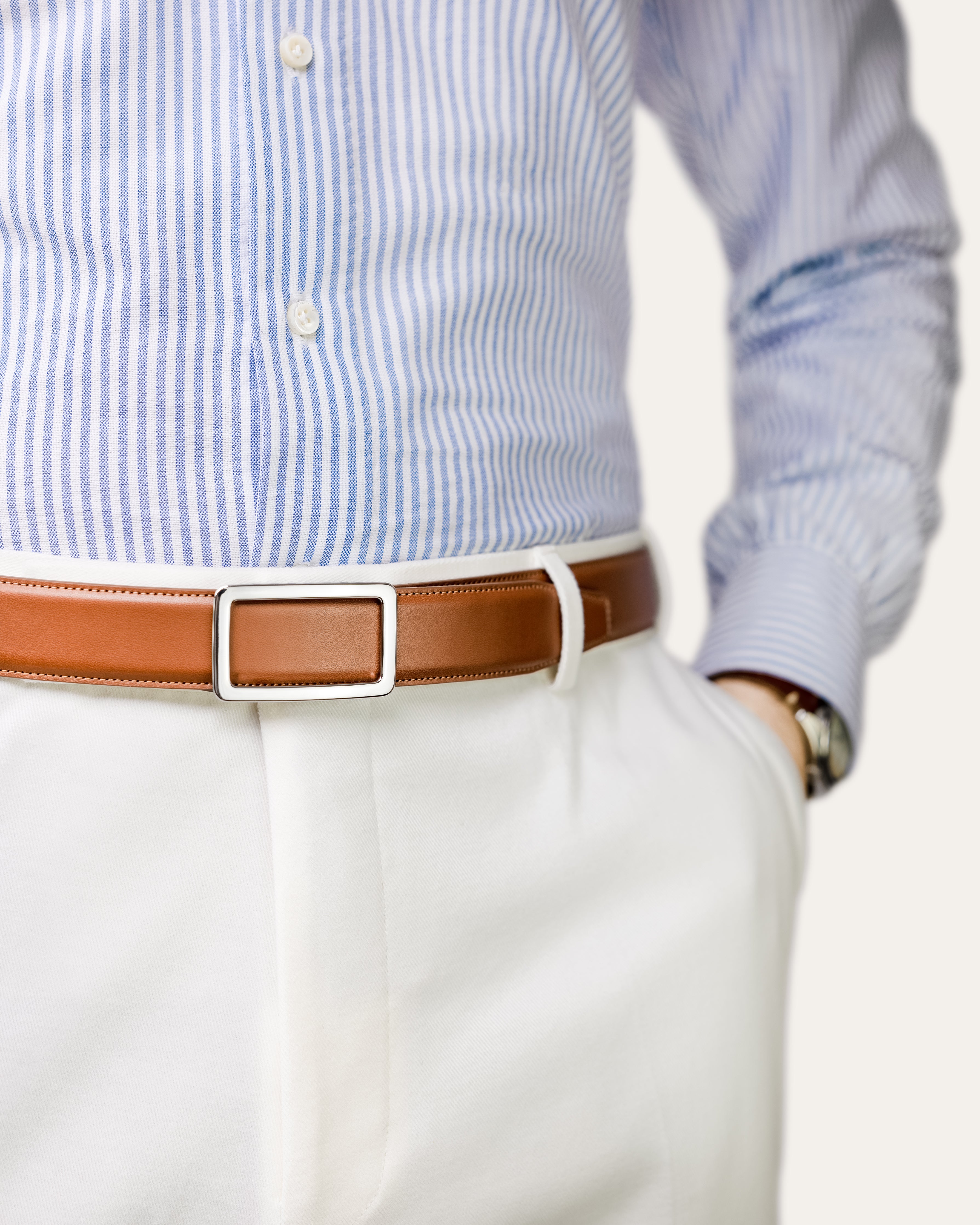 Model I Palladium — Calfskin Cognac Brown