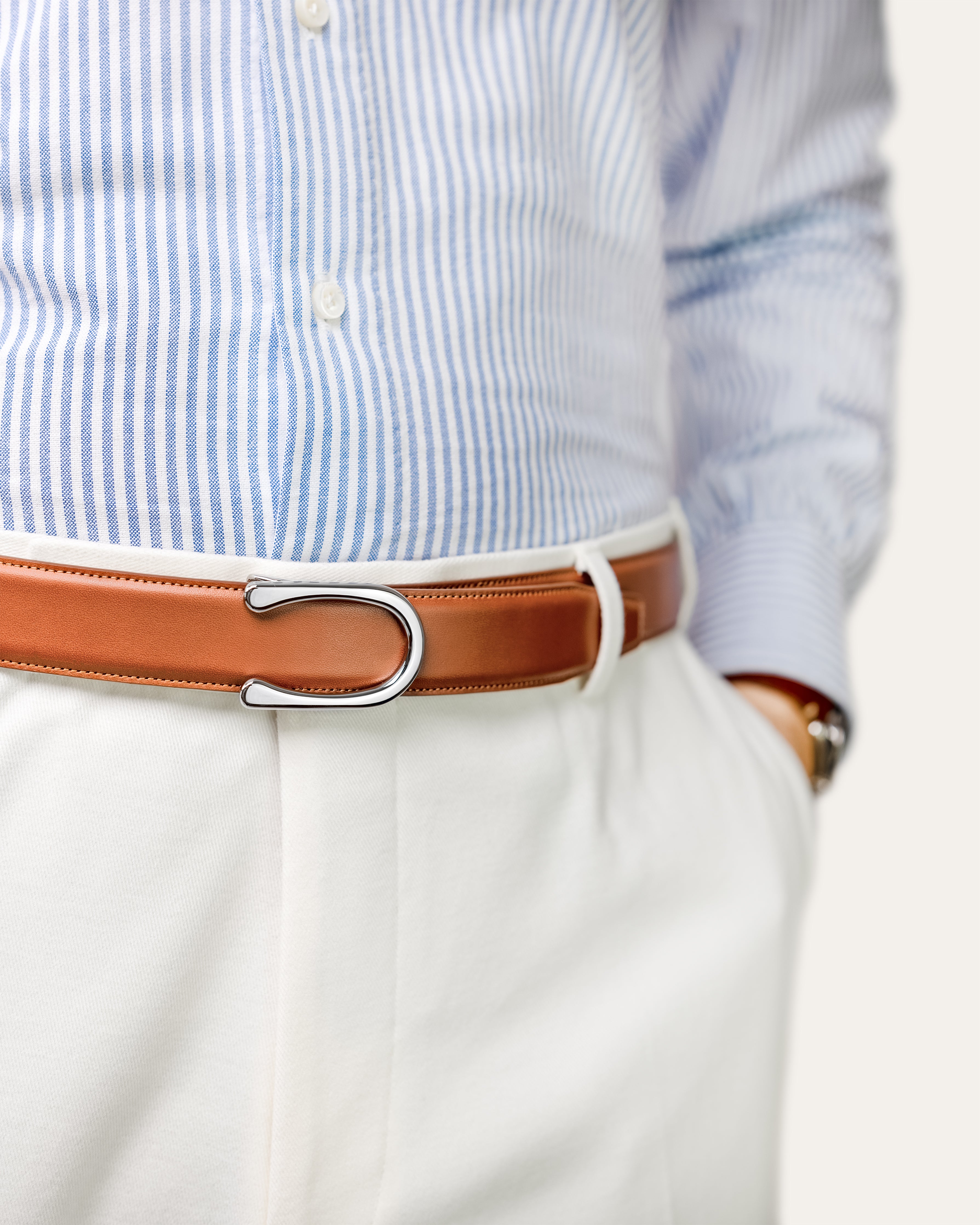 Model II Palladium — Calfskin Cognac Brown