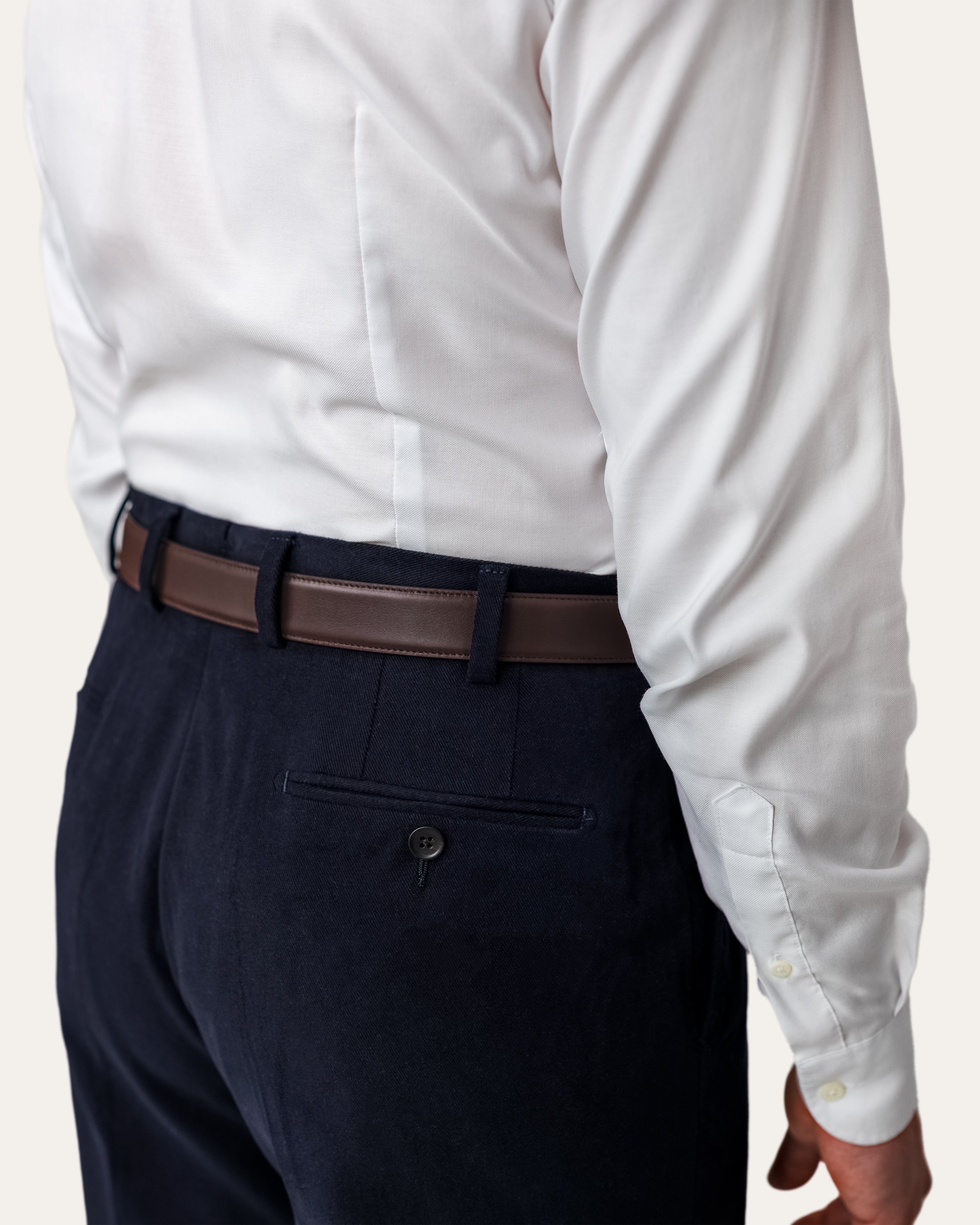 Model II Palladium — Calfskin Chocolate Brown