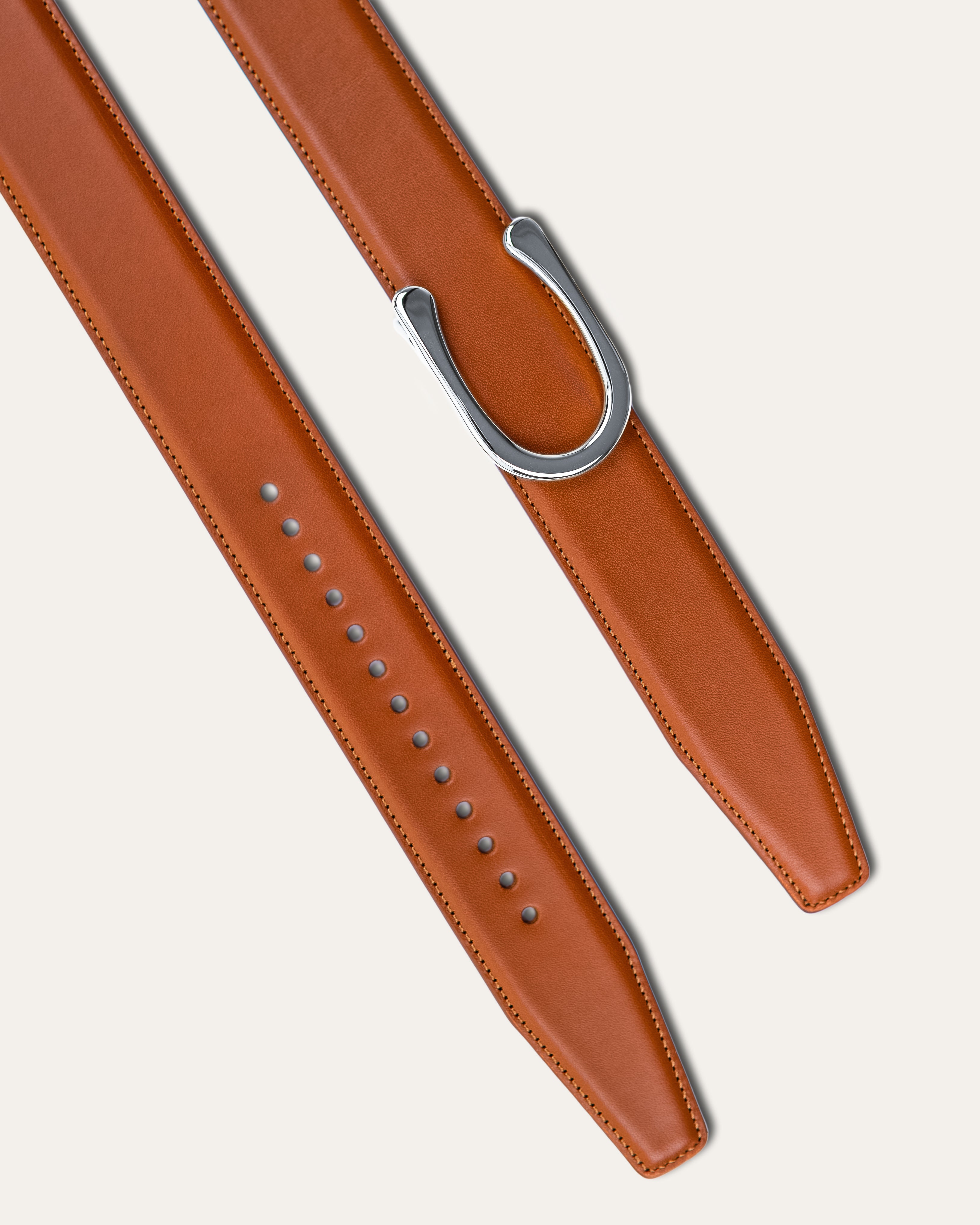 Model II Palladium — Calfskin Cognac Brown