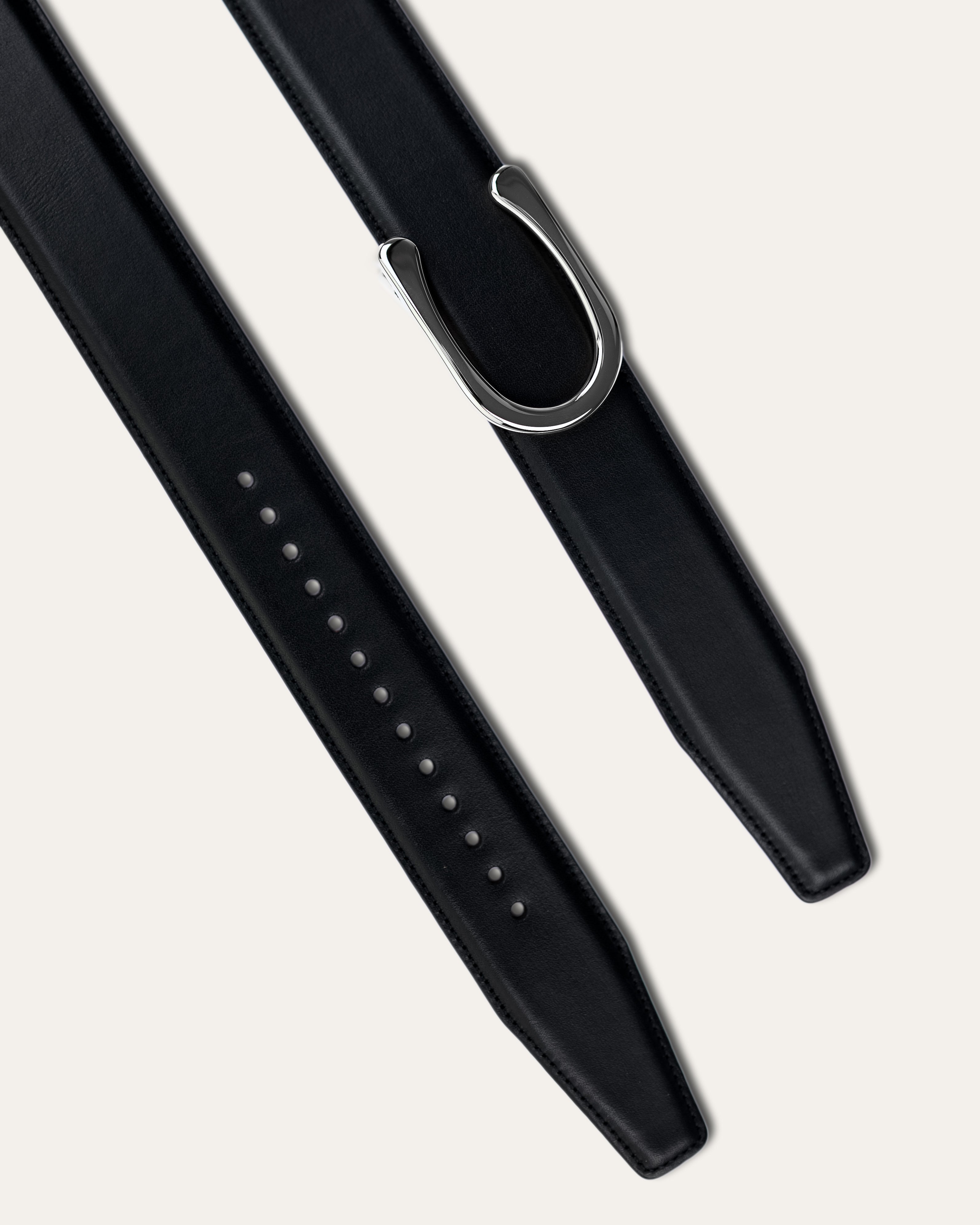 Model II Palladium — Calfskin Jet Black