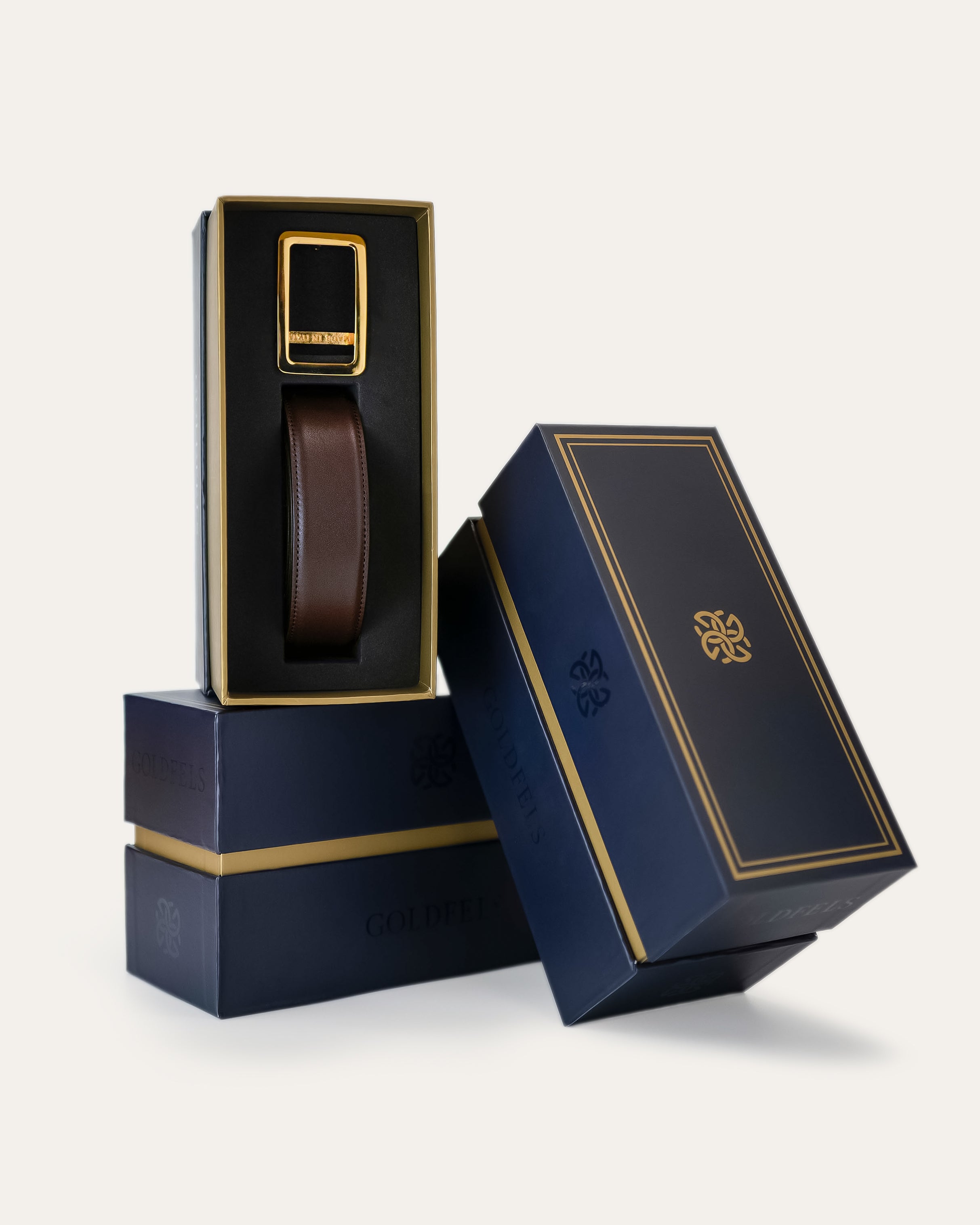 Model I Gold — Calfskin Chocolate Brown