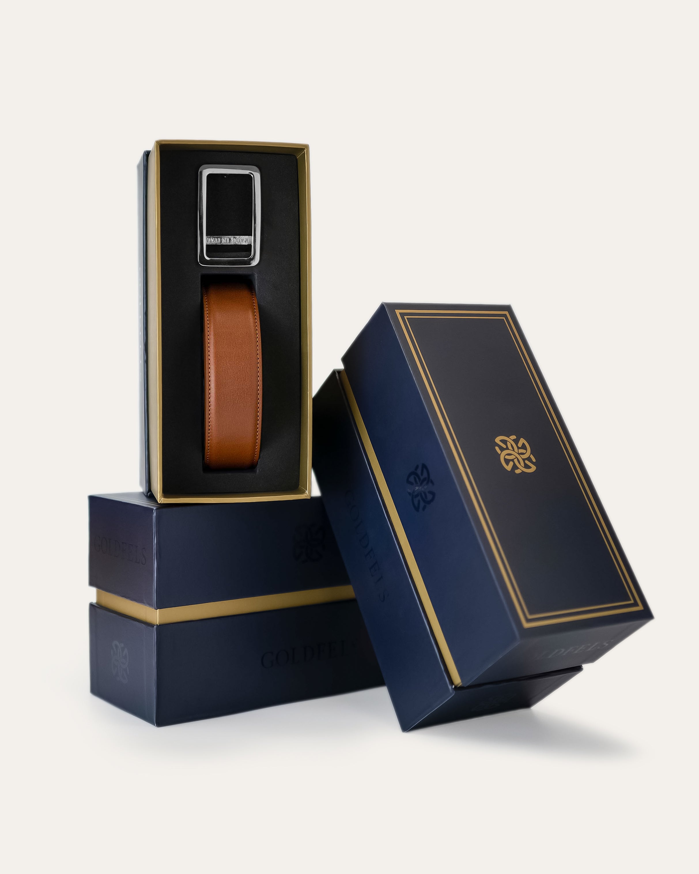 Modell I Palladium — Kalbsleder Cognacbraun