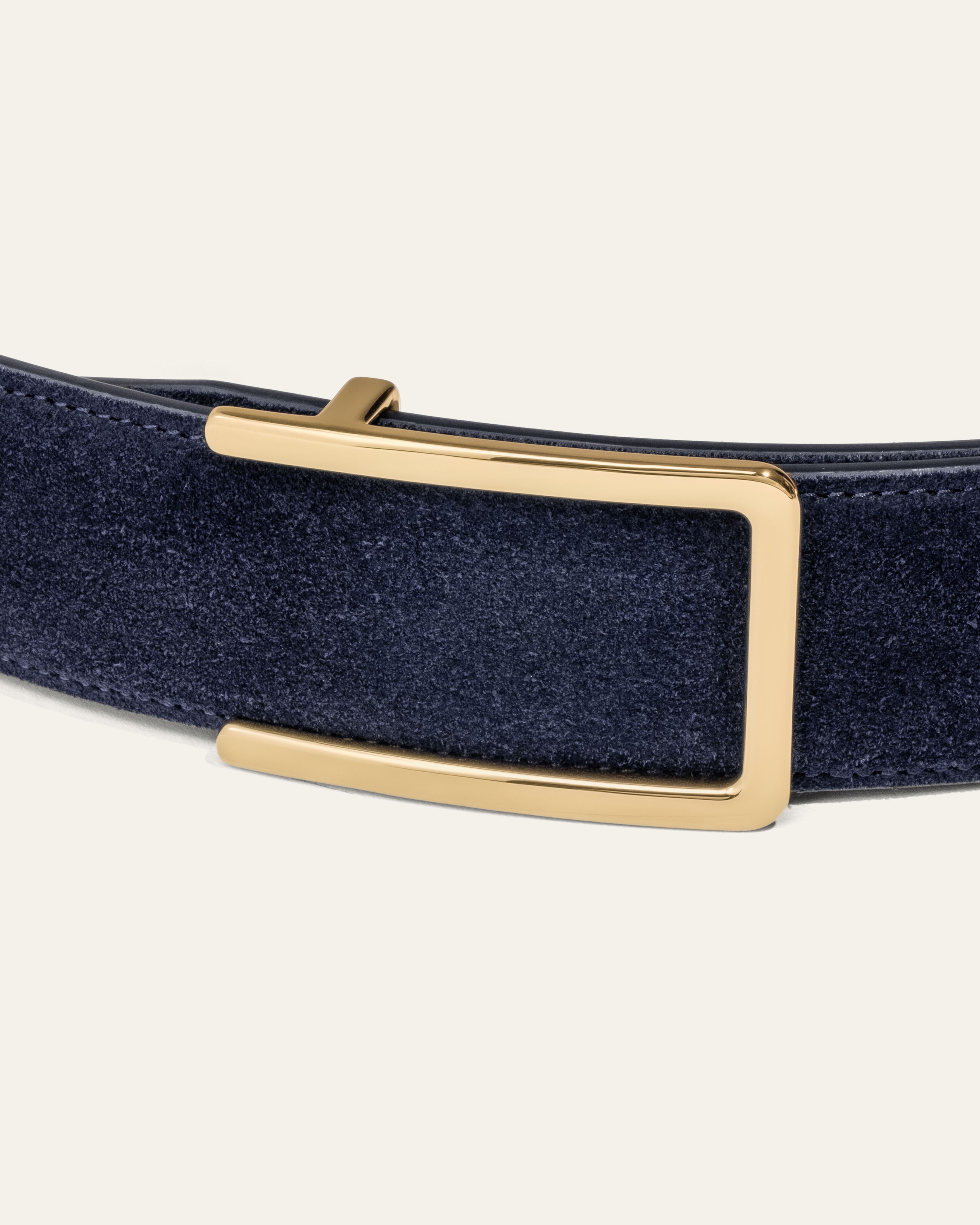 Model 3 Gold – Blue Suede