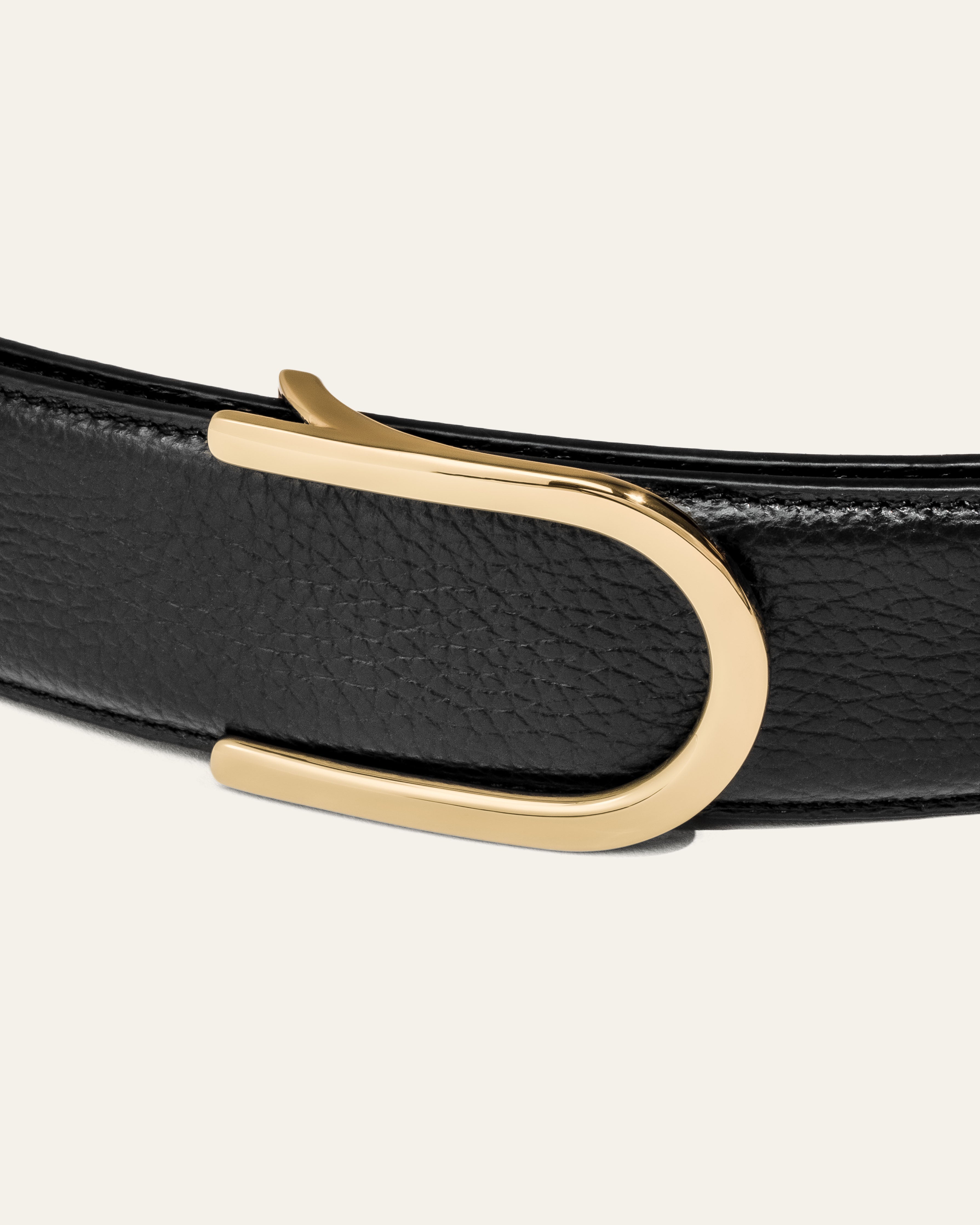 Model 4 Gold – Black Grain Bovine Leather