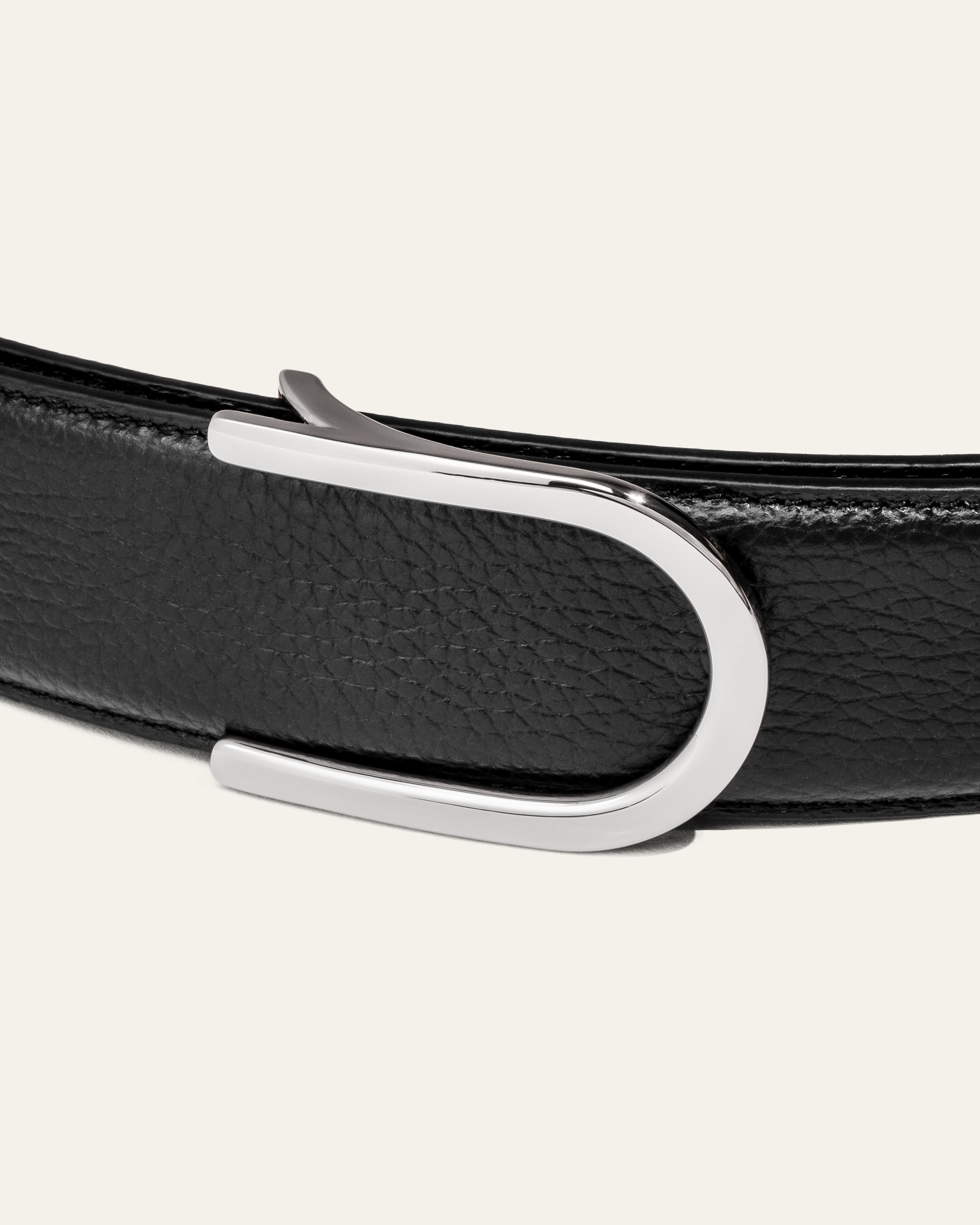 Model 4 Palladium – Black Grain Bovine Leather