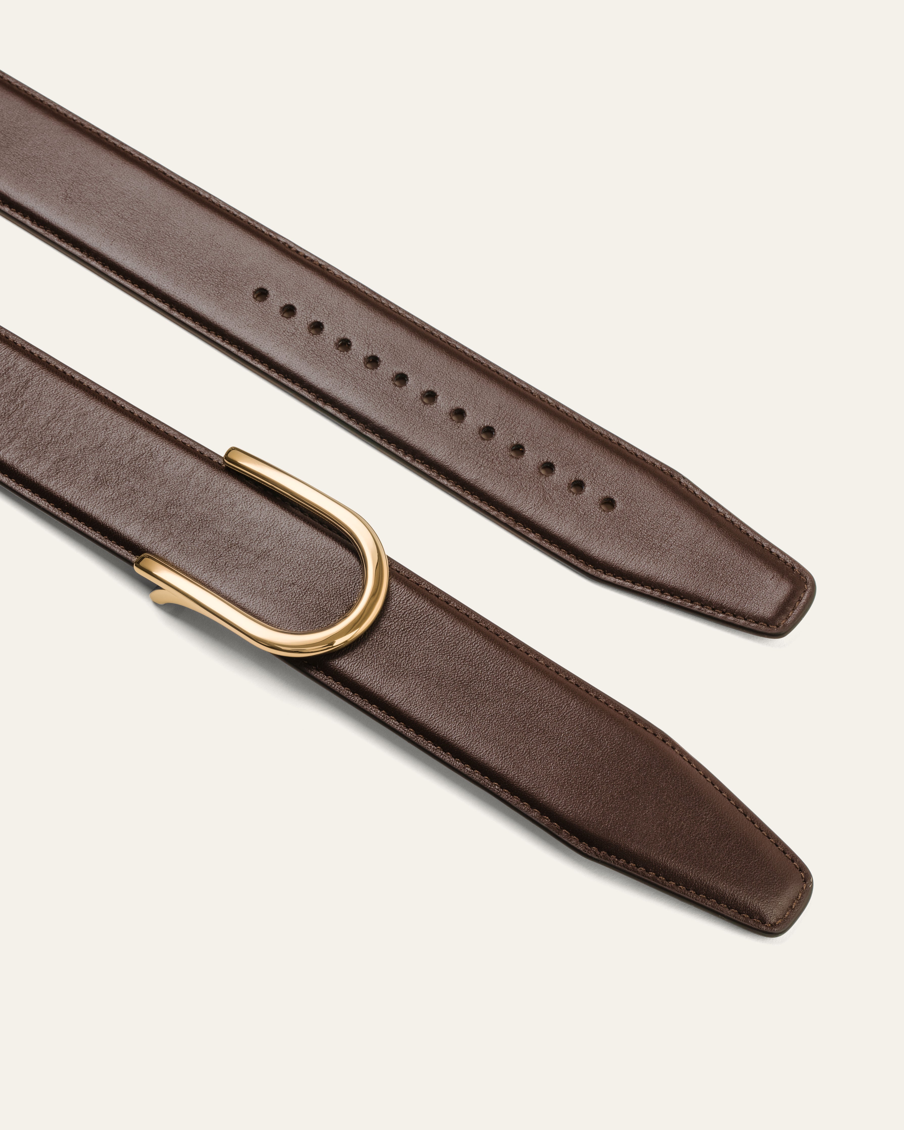 Model 4 Gold – Brown Bovine Leather