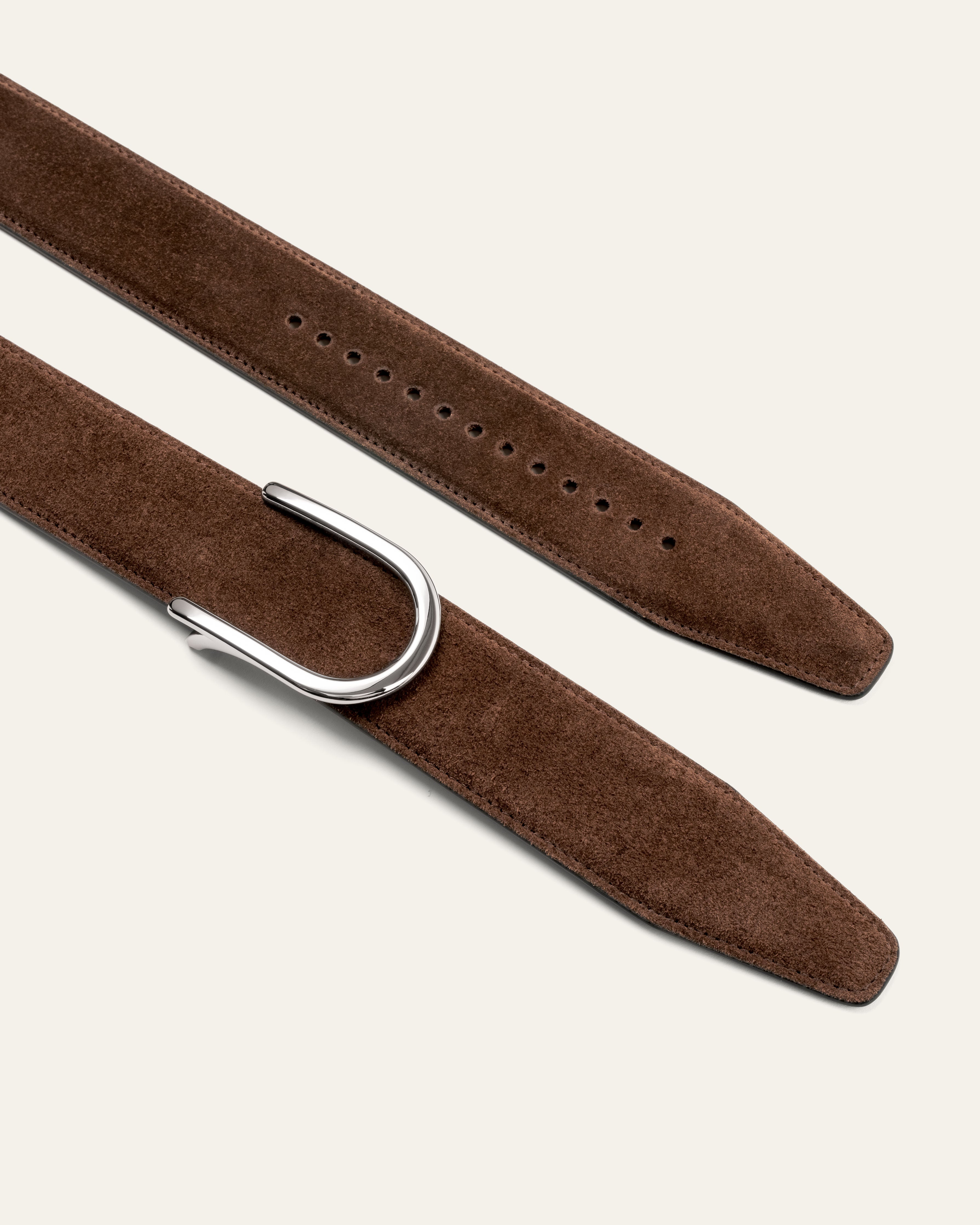 Model 4 Palladium – Brown Suede