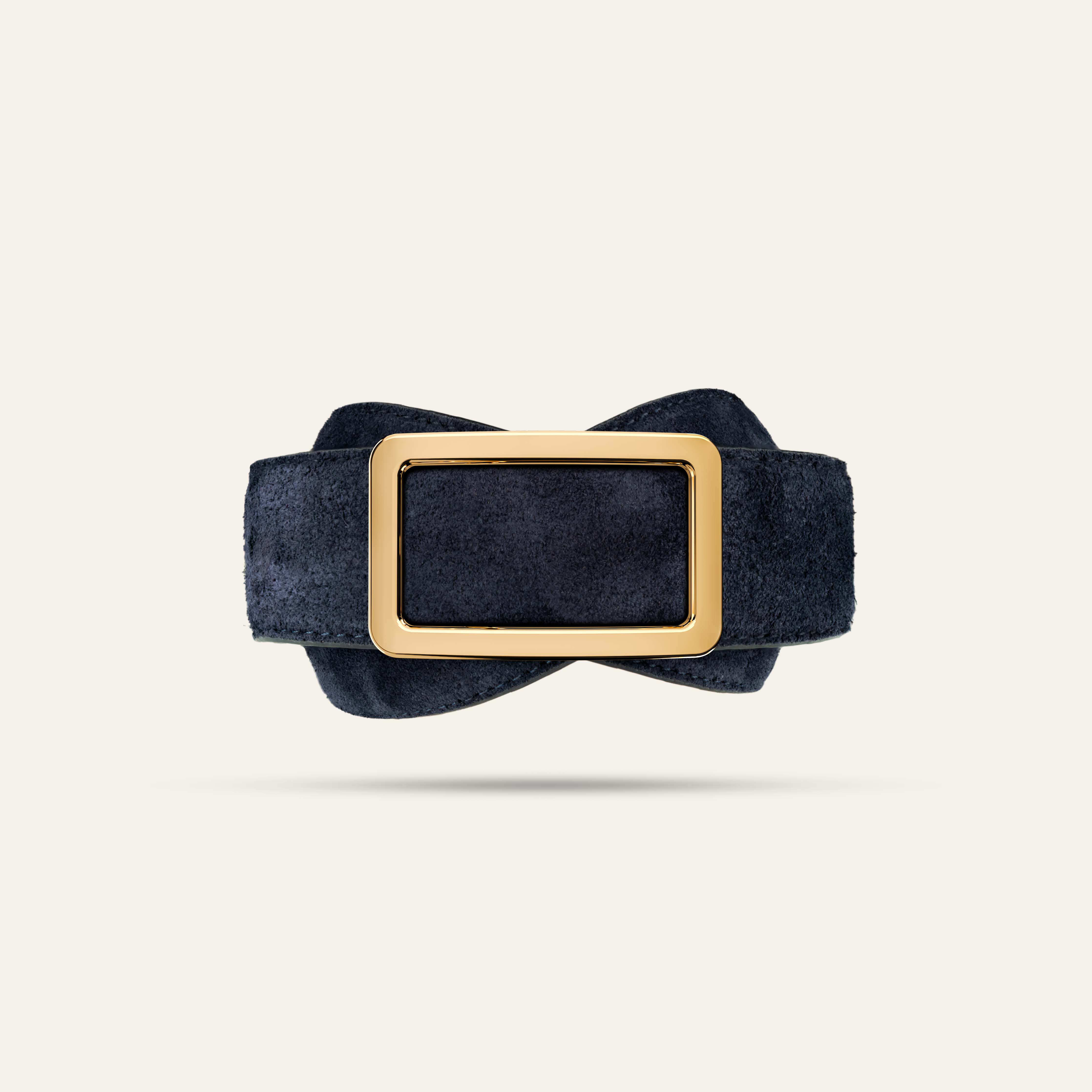 Model I Gold — Suede Portofino Blue