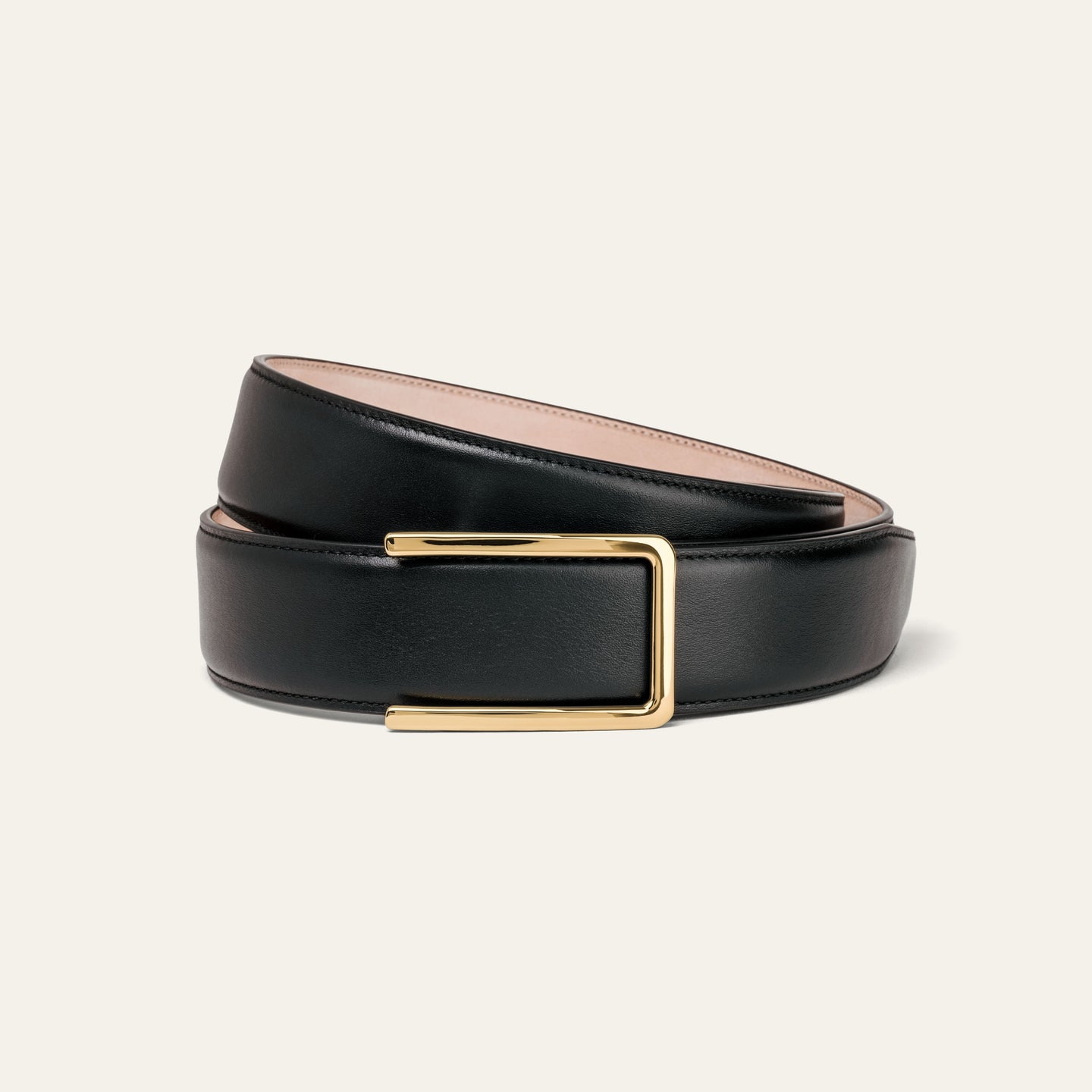 Modell 3 Gold – Leder Schwarz