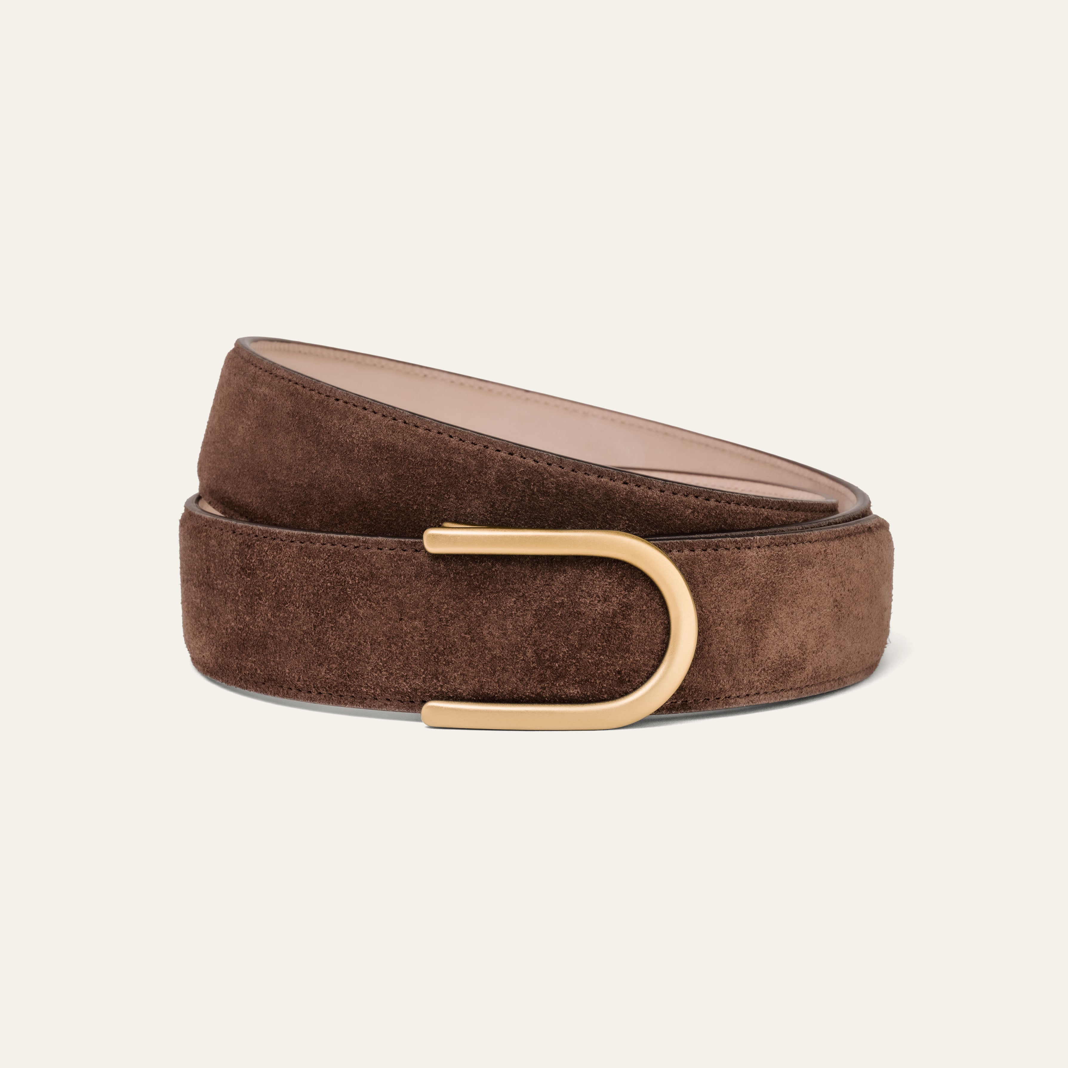 Model 4 Gold Matt – Brown Suede