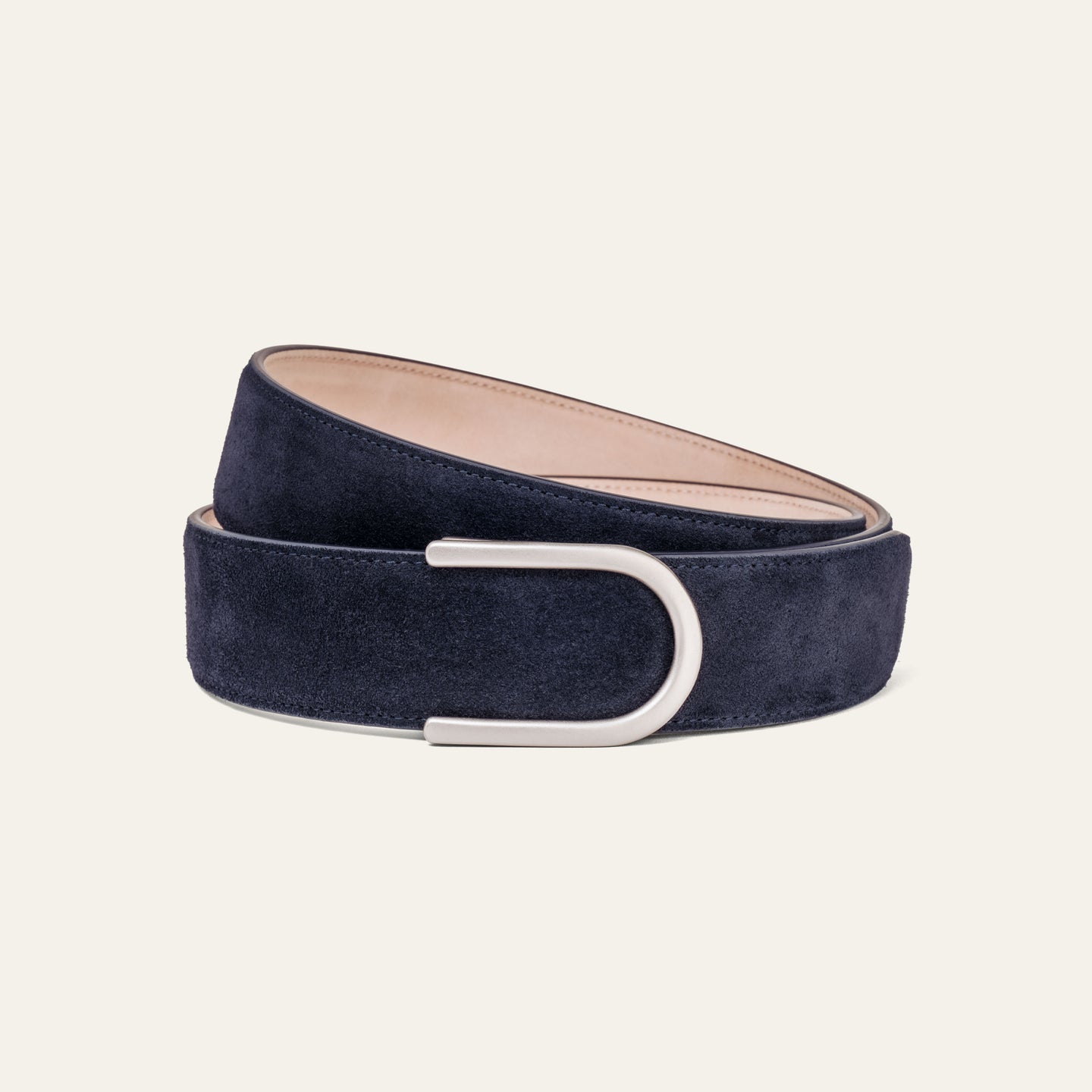 Modell 4 Palladium Matt – Veloursleder Blau