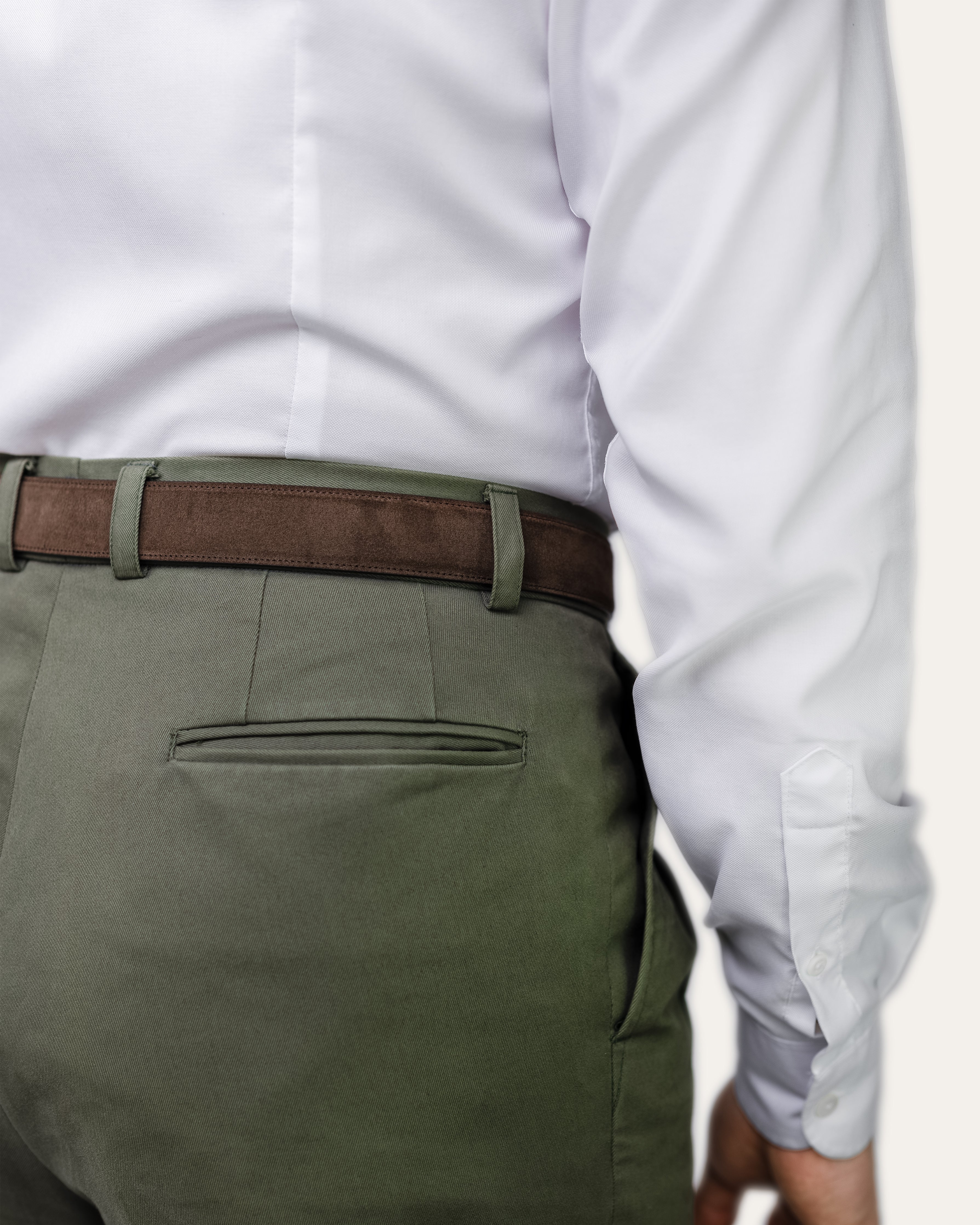 Veloursleder - Havannabraun