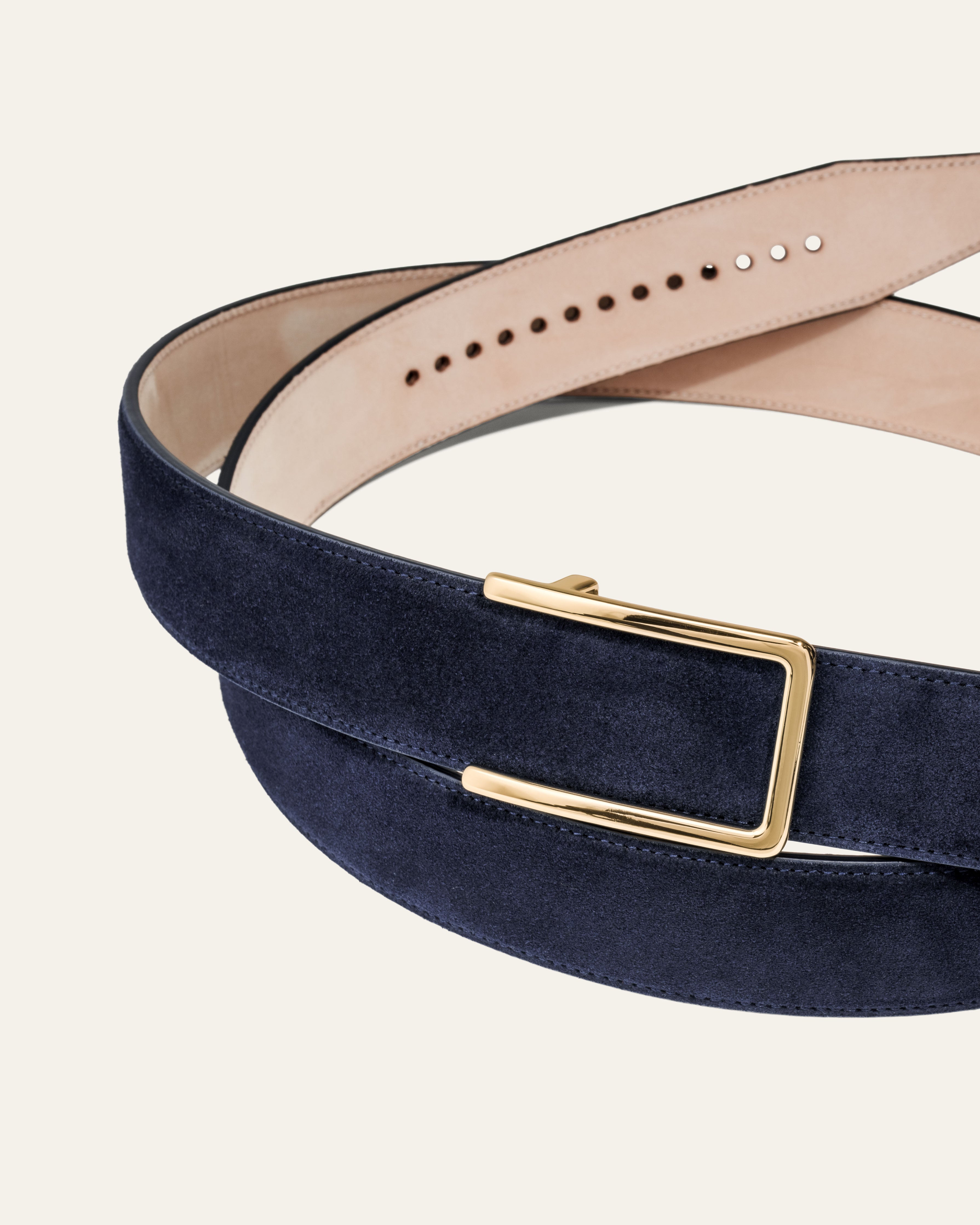 Model 3 Gold – Blue Suede