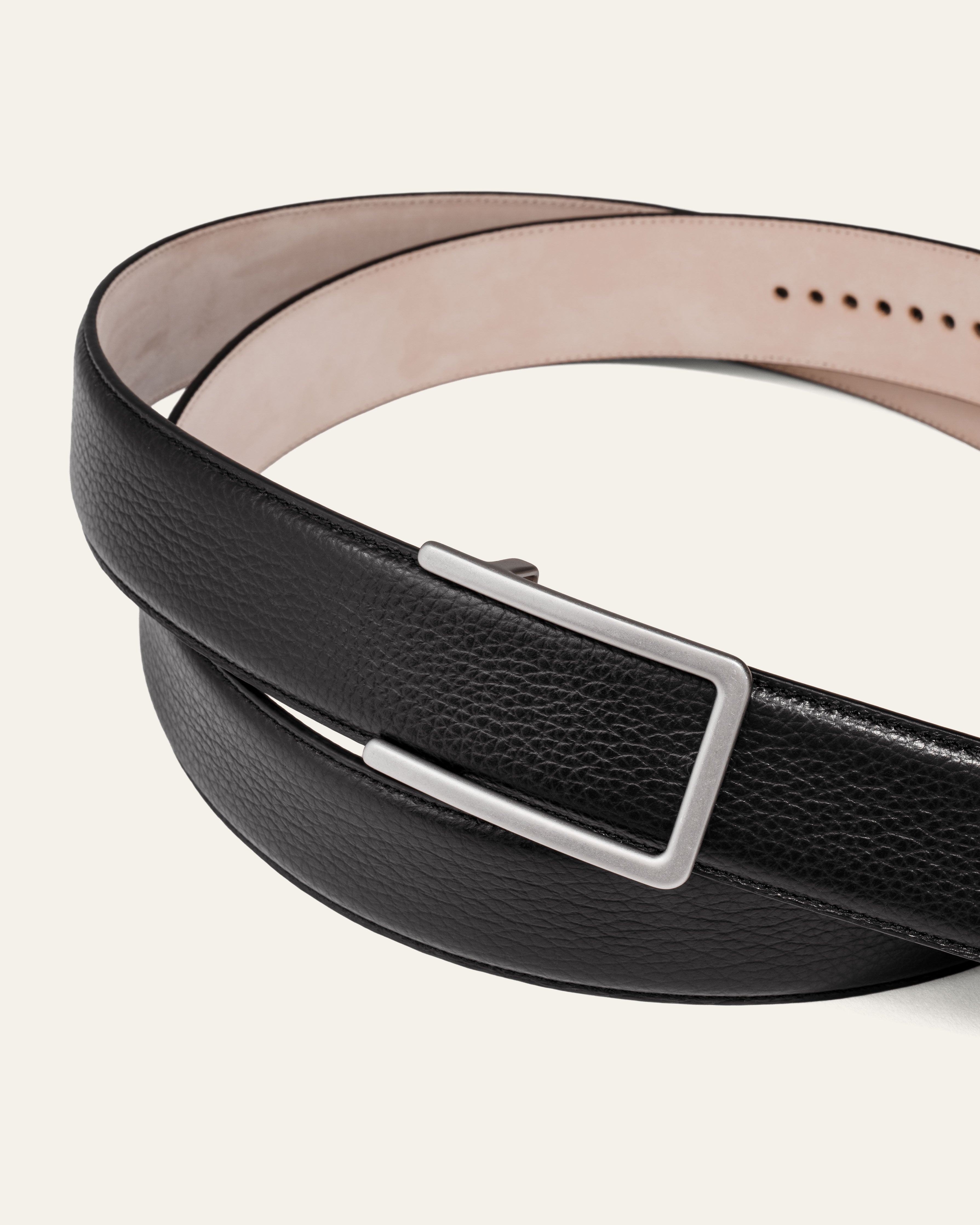 Model 3 Palladium Matt – Black Grain Bovine Leather