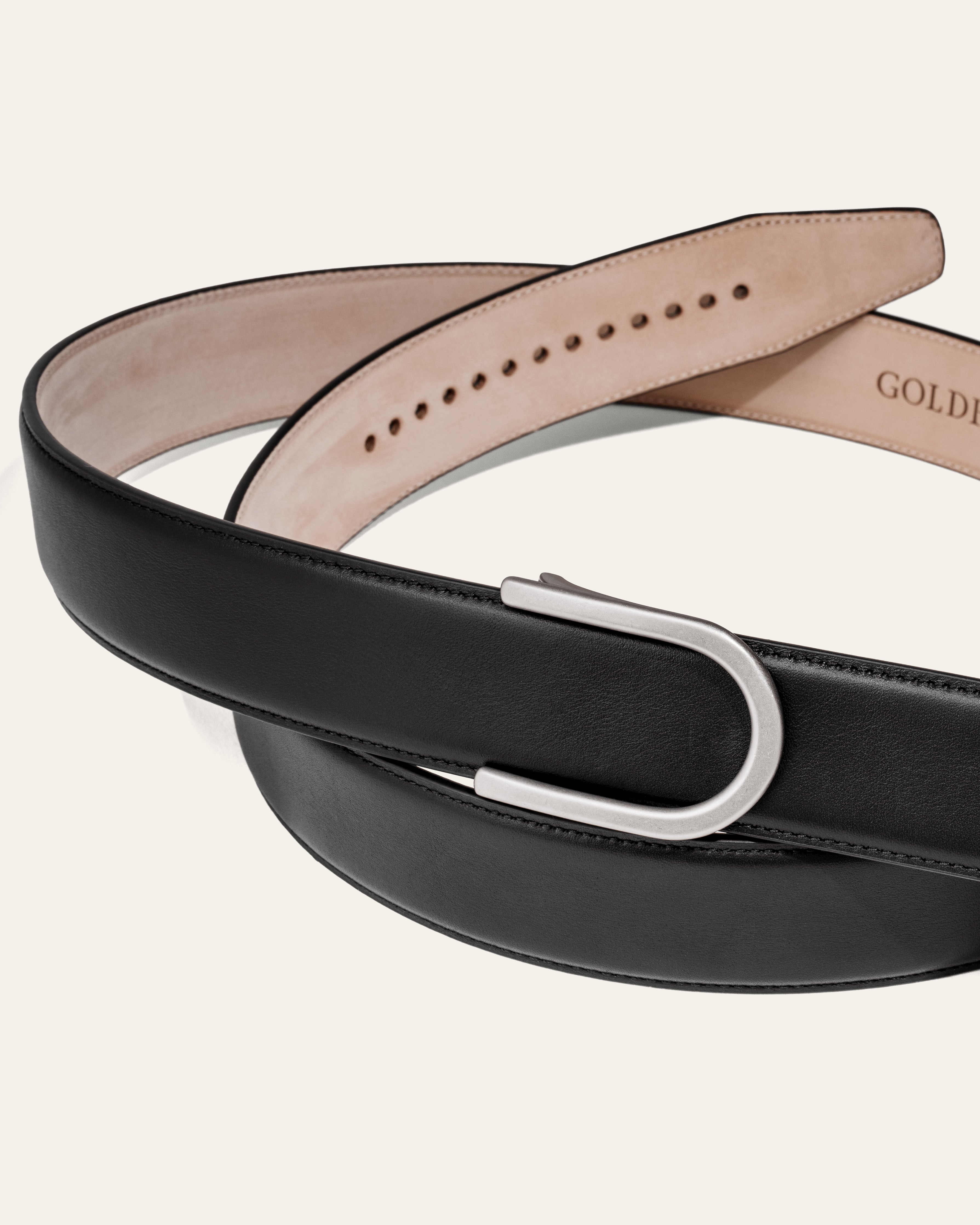 Model 4 Palladium Matt – Black Bovine Leather