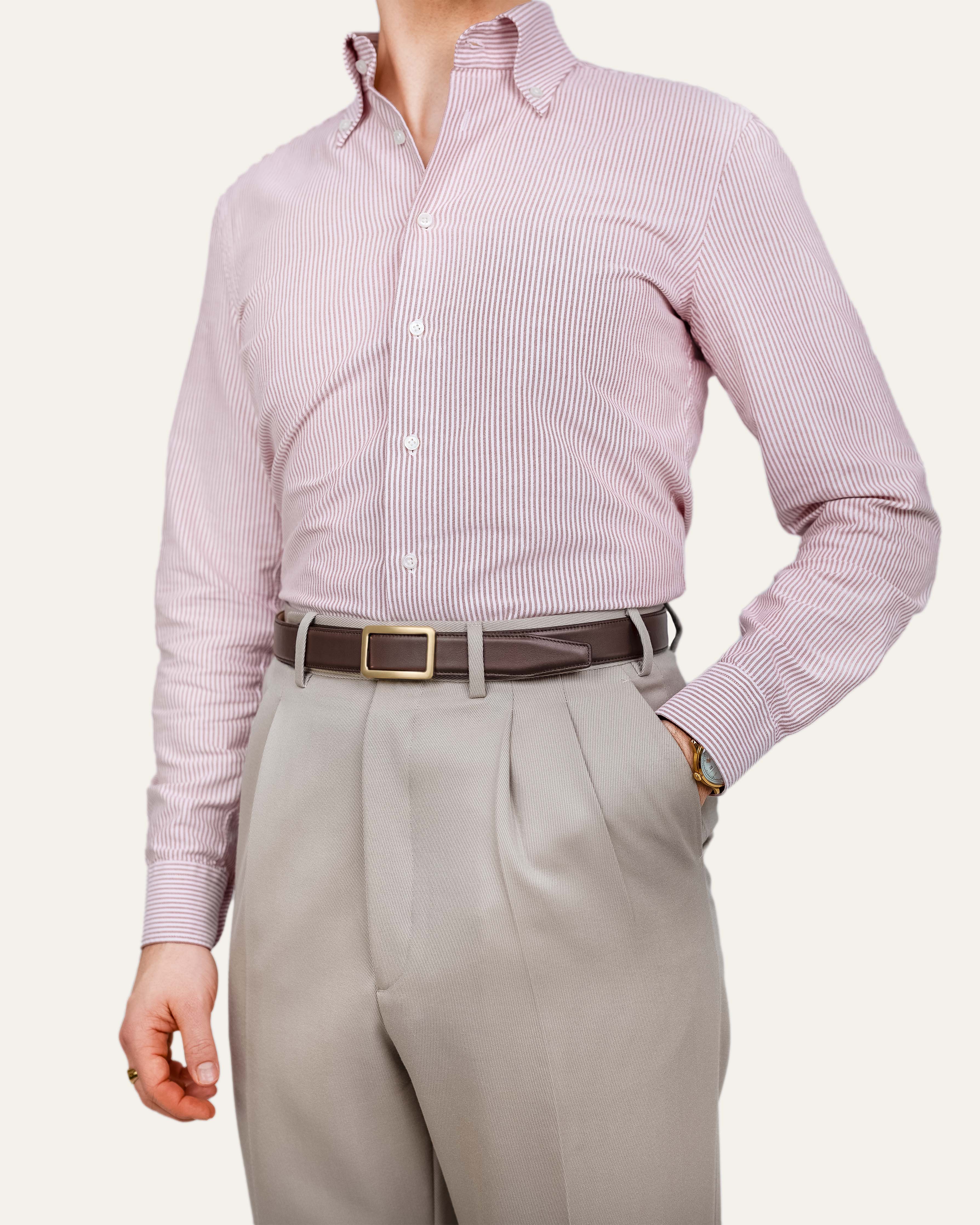 Model 1 Gold Matt — Calfskin Chocolate Brown