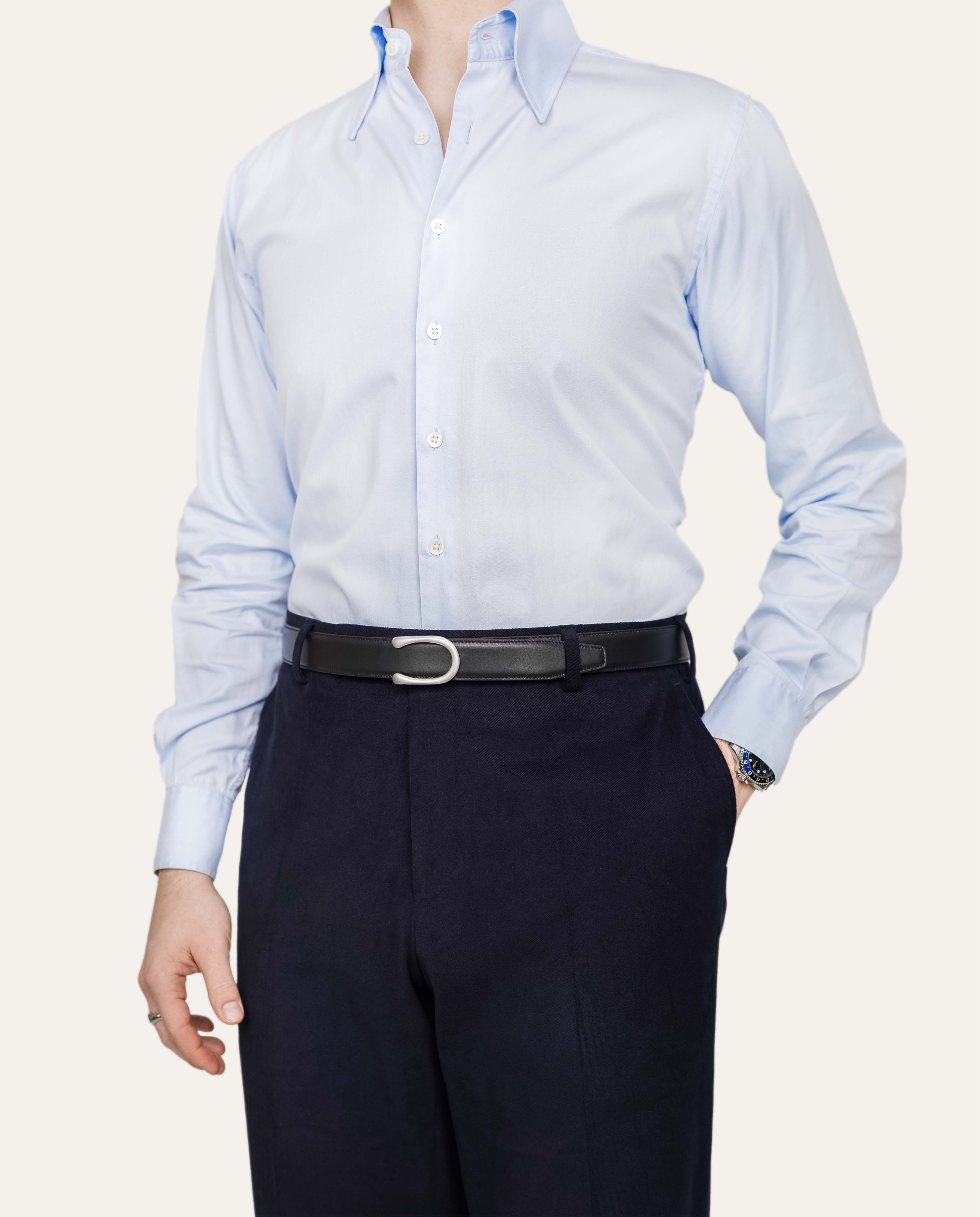 Model 2 Palladium Matt — Calfskin Jet Black