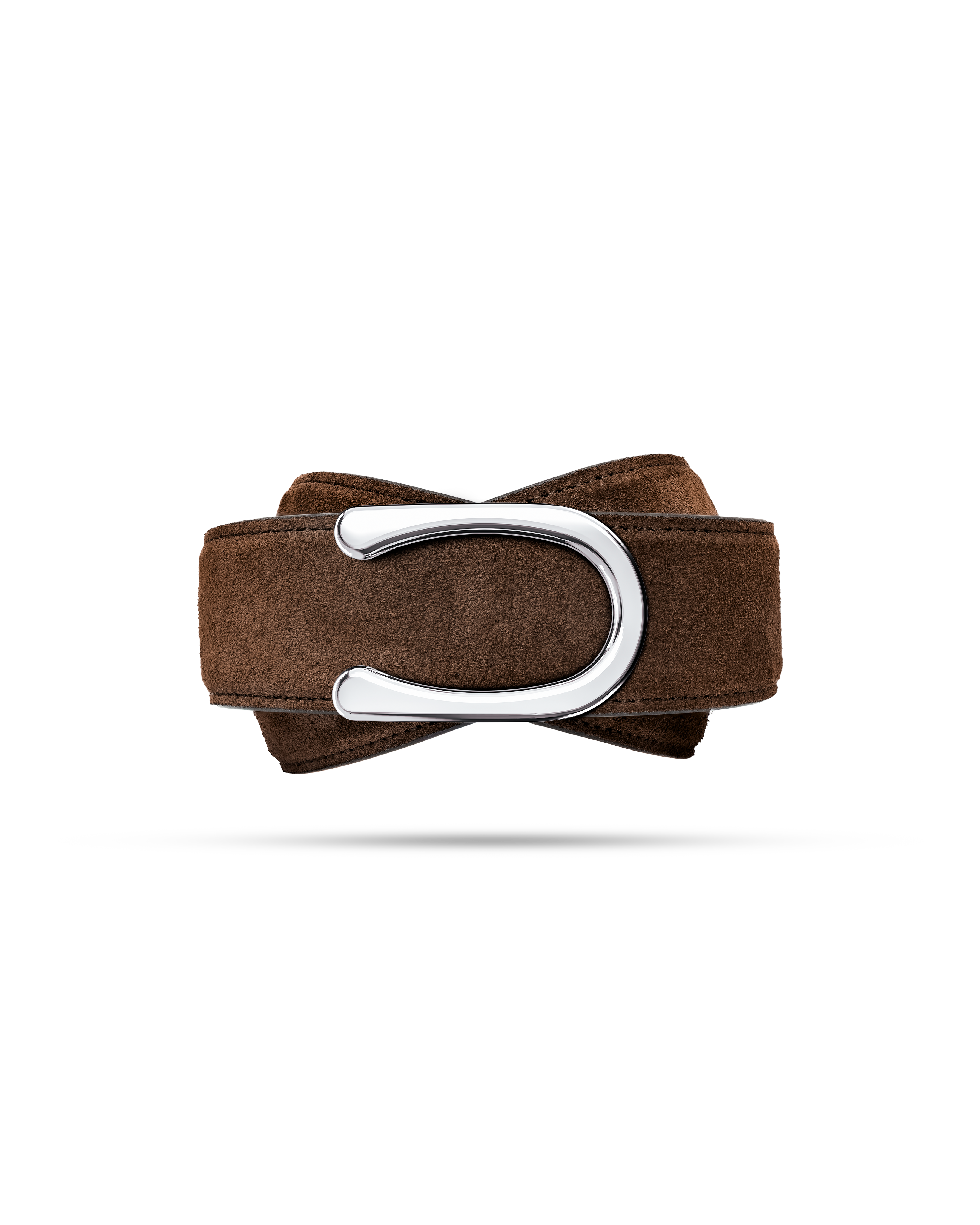 Model II Palladium  —  Suede Havana Brown
