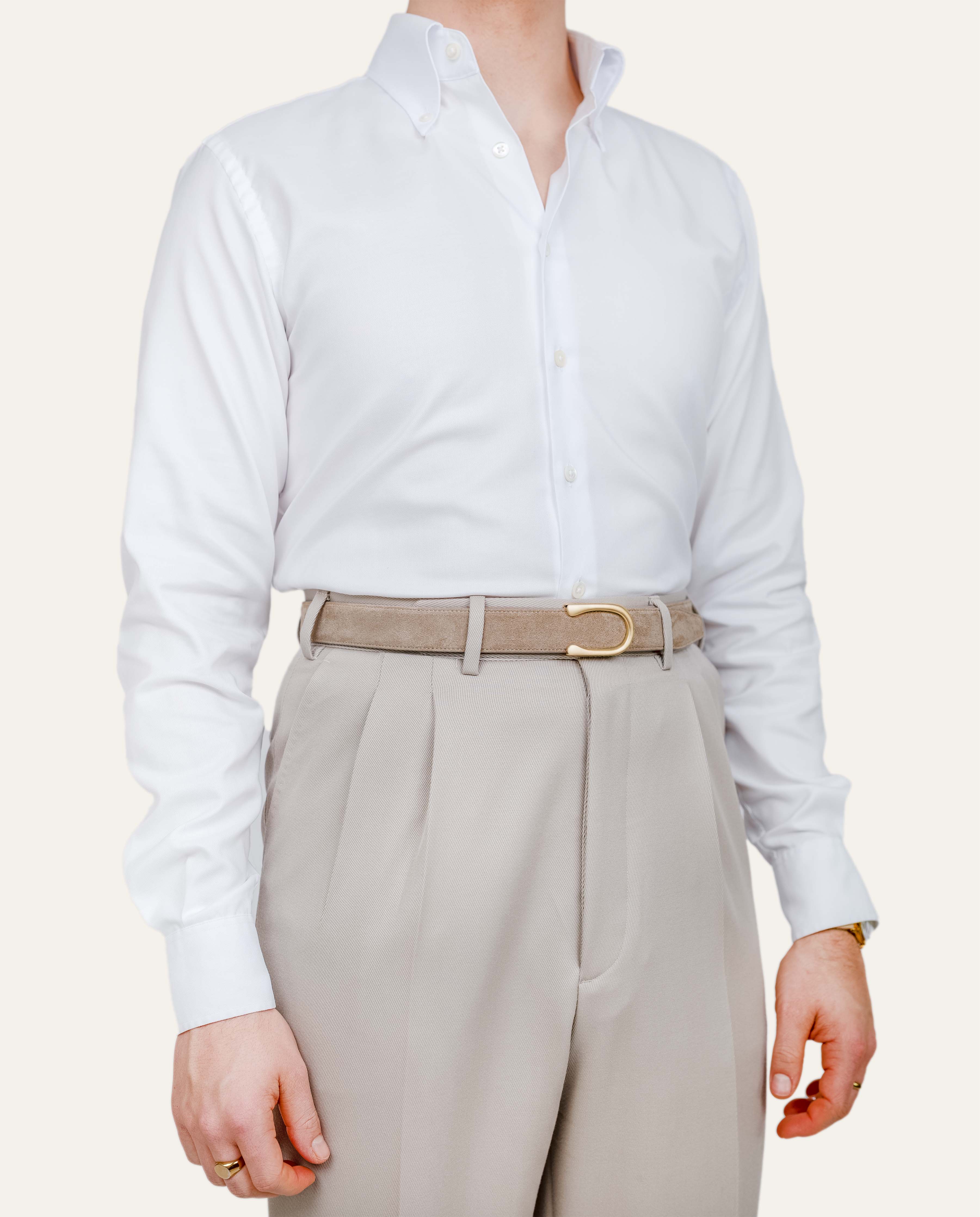 Model 2 Gold Matt — Suede Verona Beige