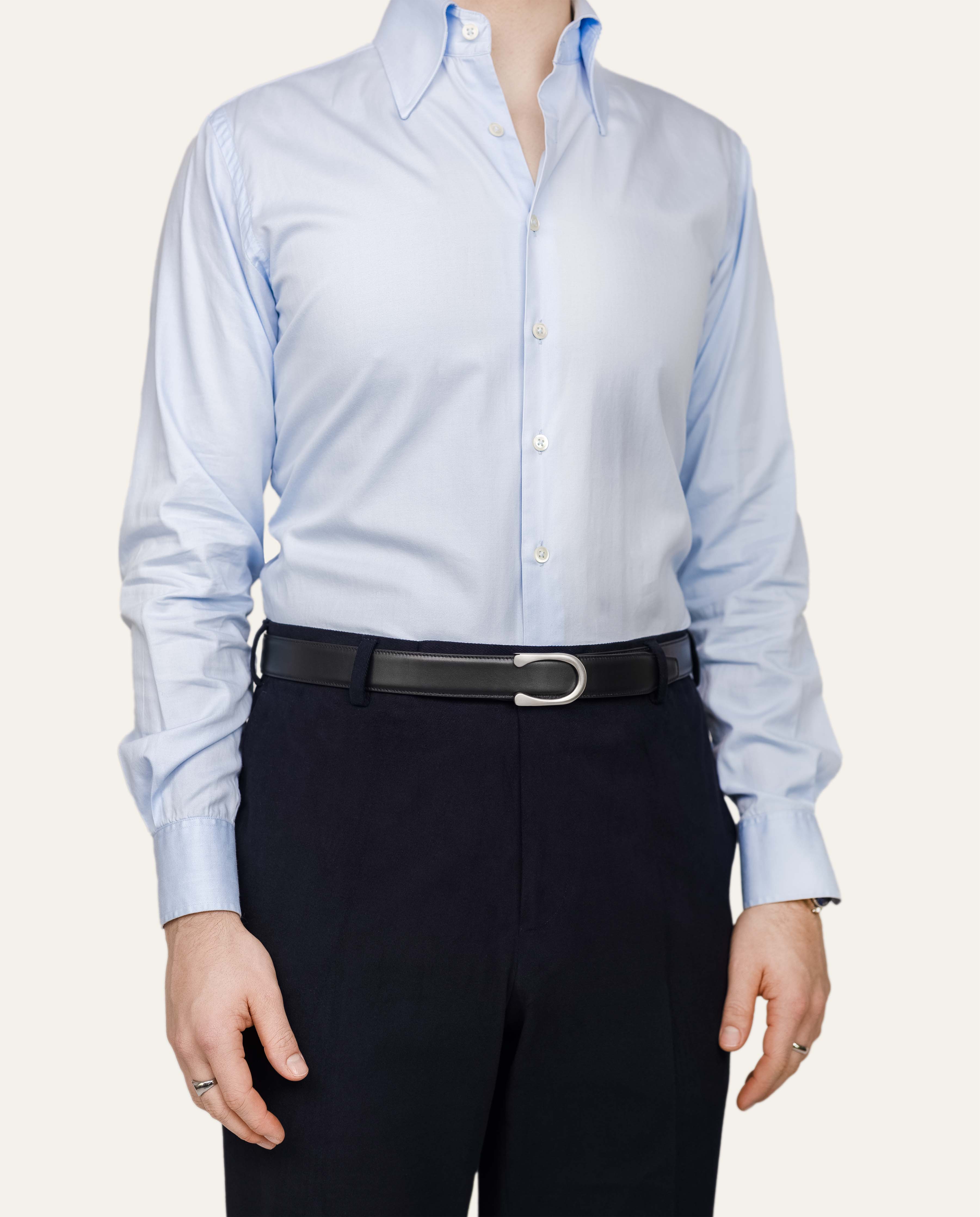 Model 2 Palladium Matt — Calfskin Jet Black