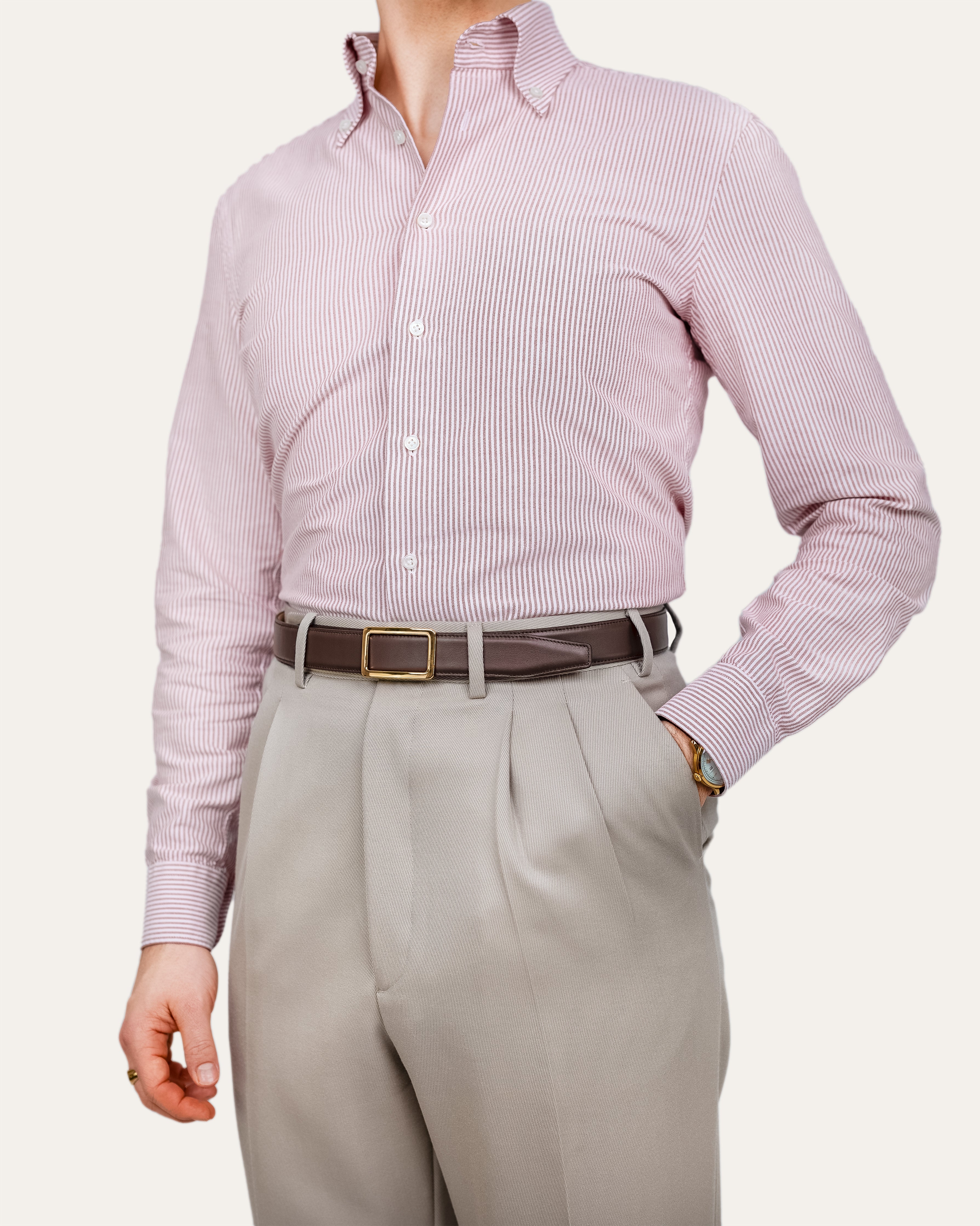 Model I Gold  —  Calfskin Chocolate Brown