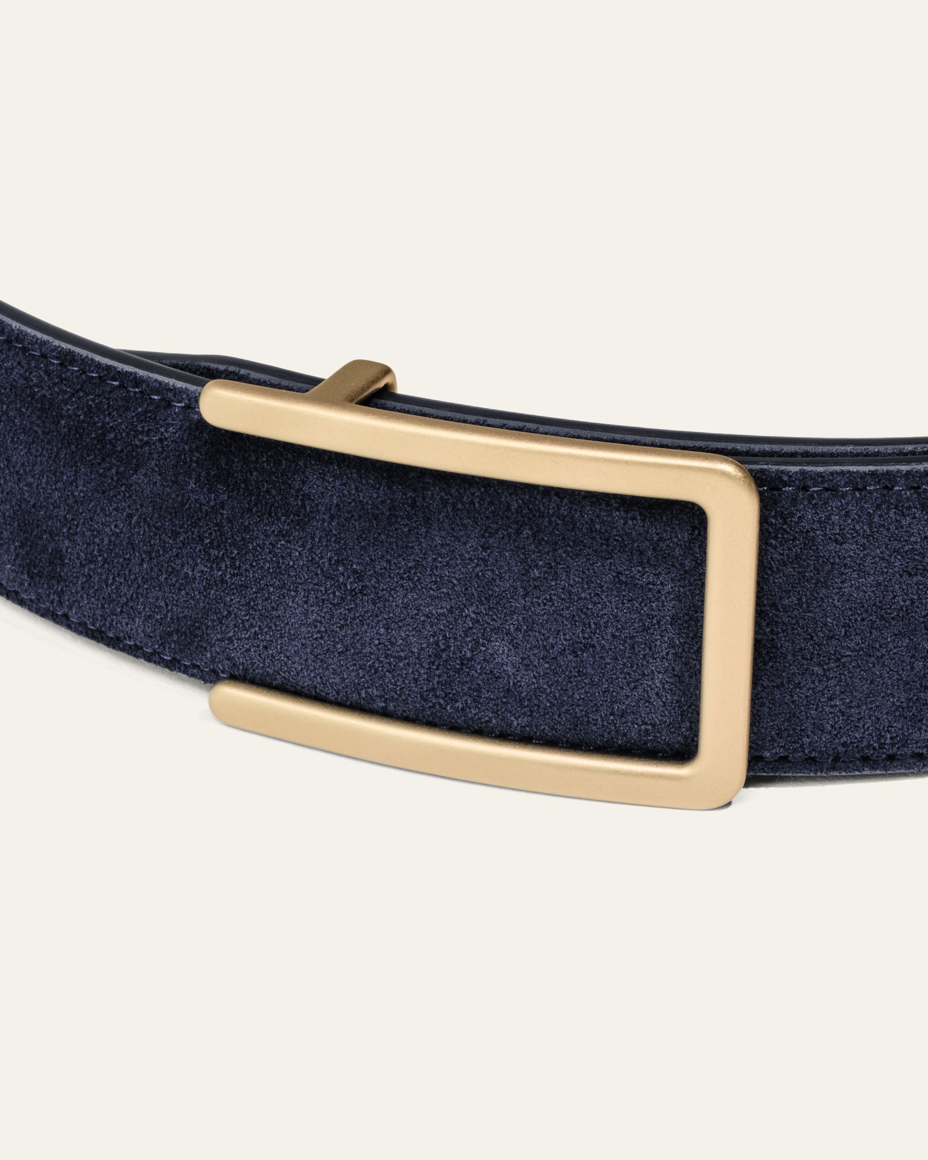 Model 3 Gold Matt – Blue Suede