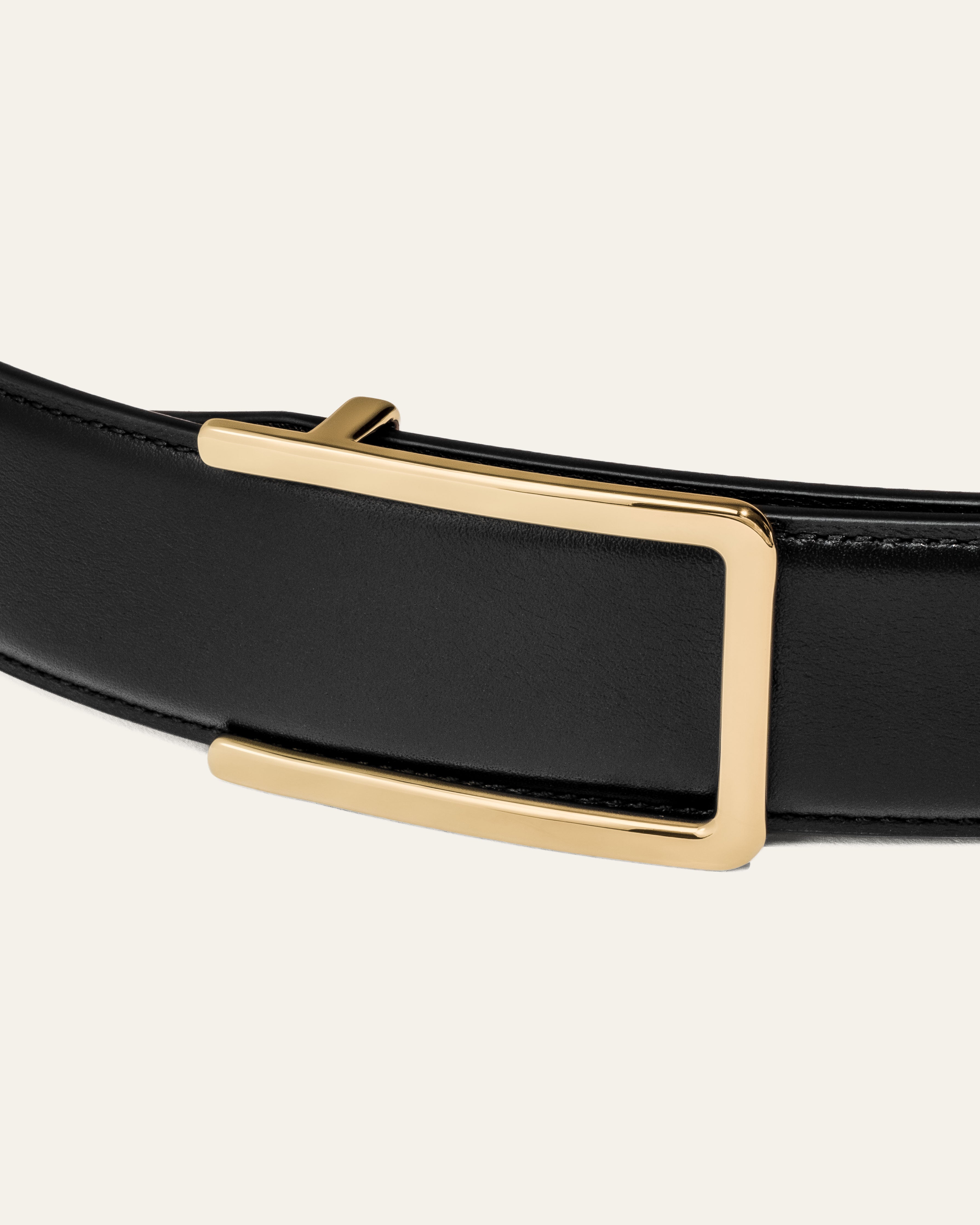 Model 3 Gold – Black Bovine Leather