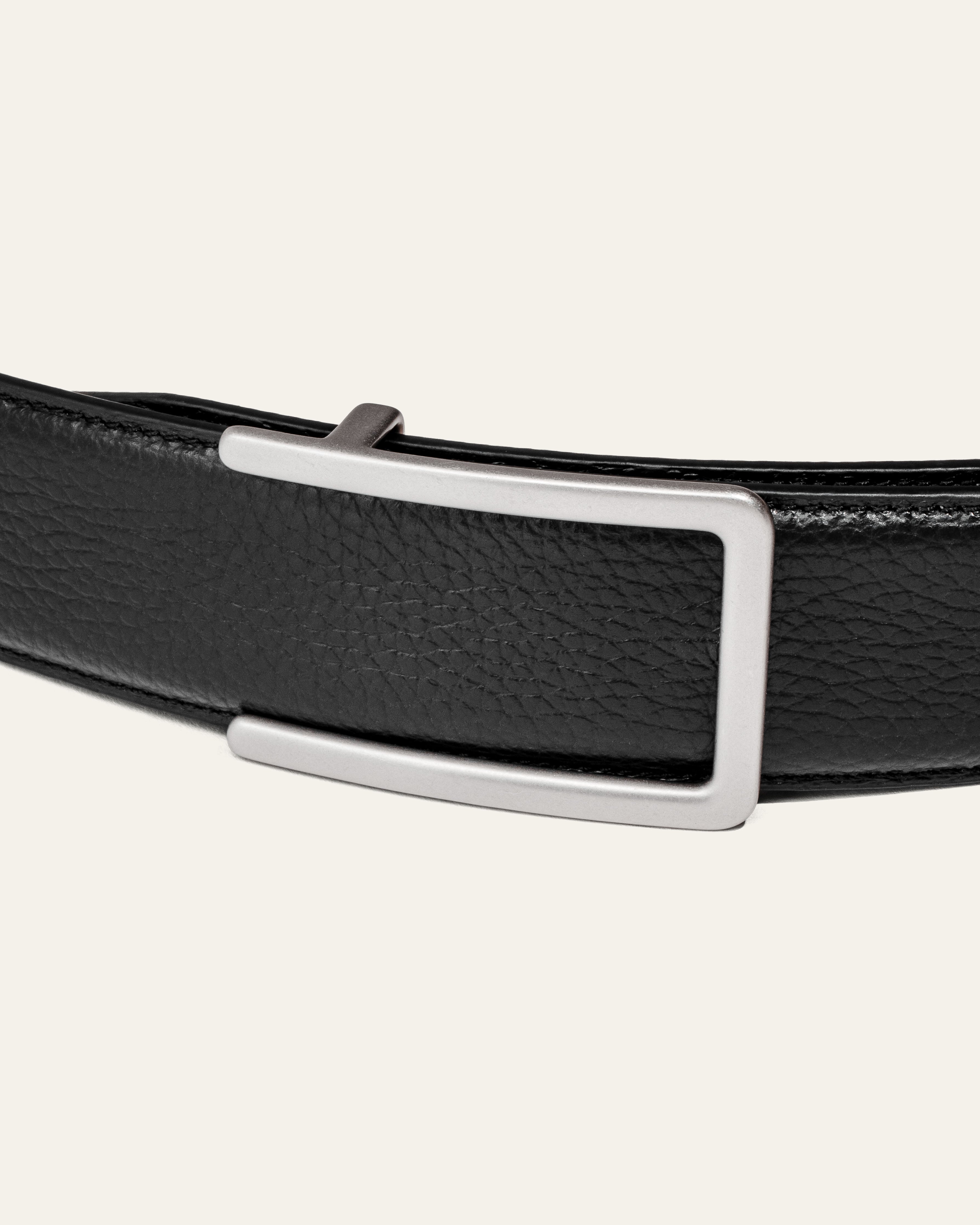 Model 3 Palladium Matt – Black Grain Bovine Leather