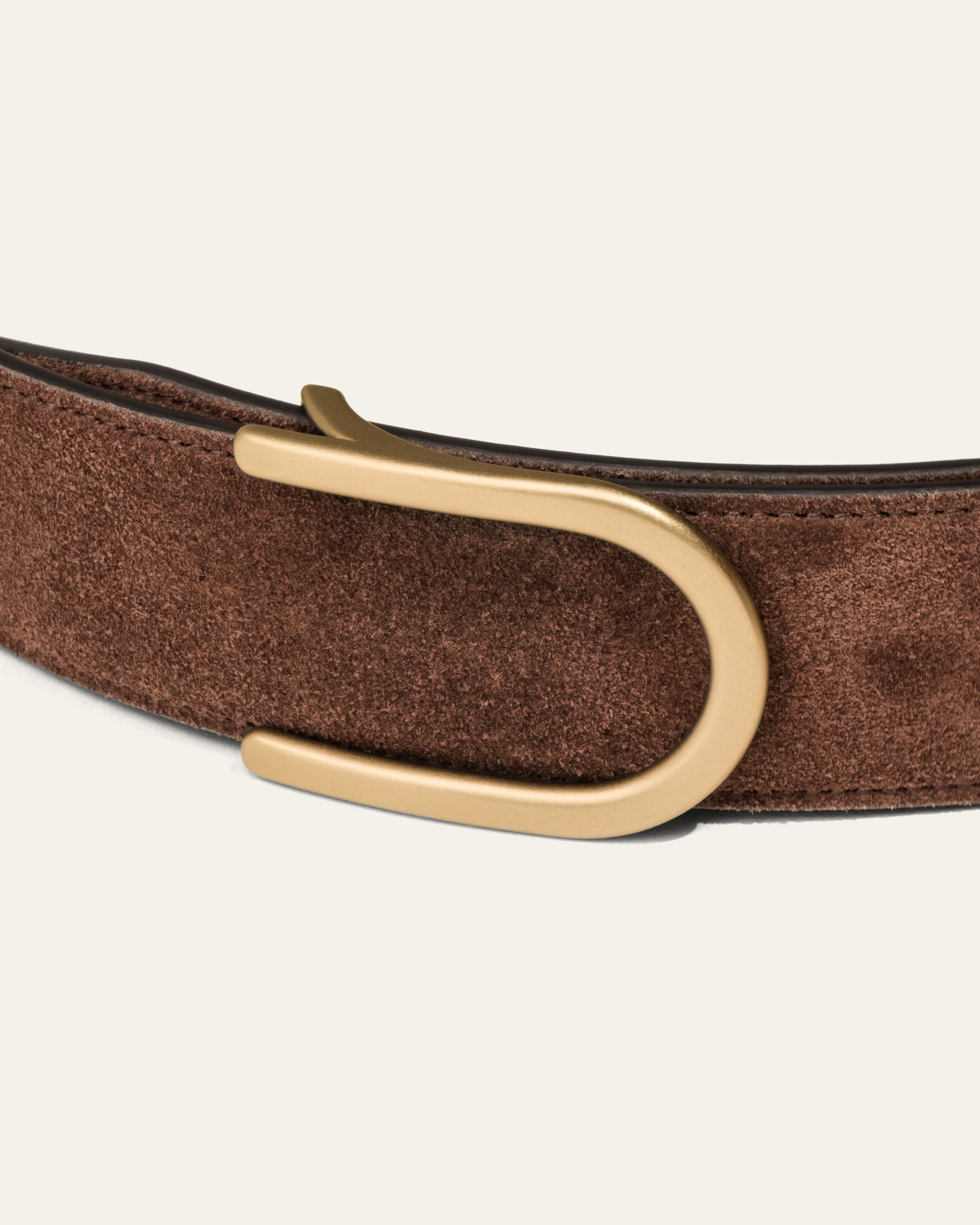 Model 4 Gold Matt – Brown Suede