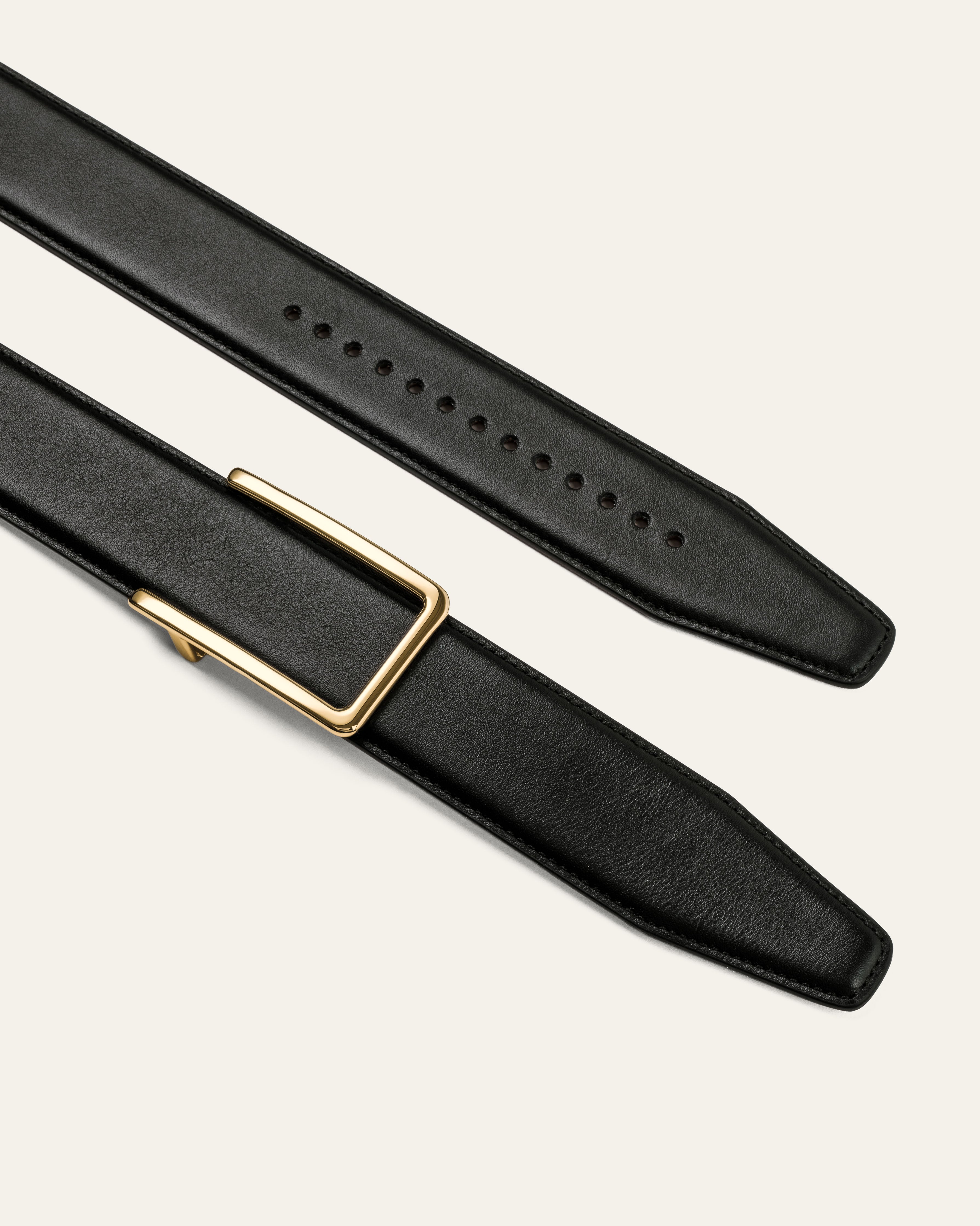 Model 3 Gold – Black Bovine Leather