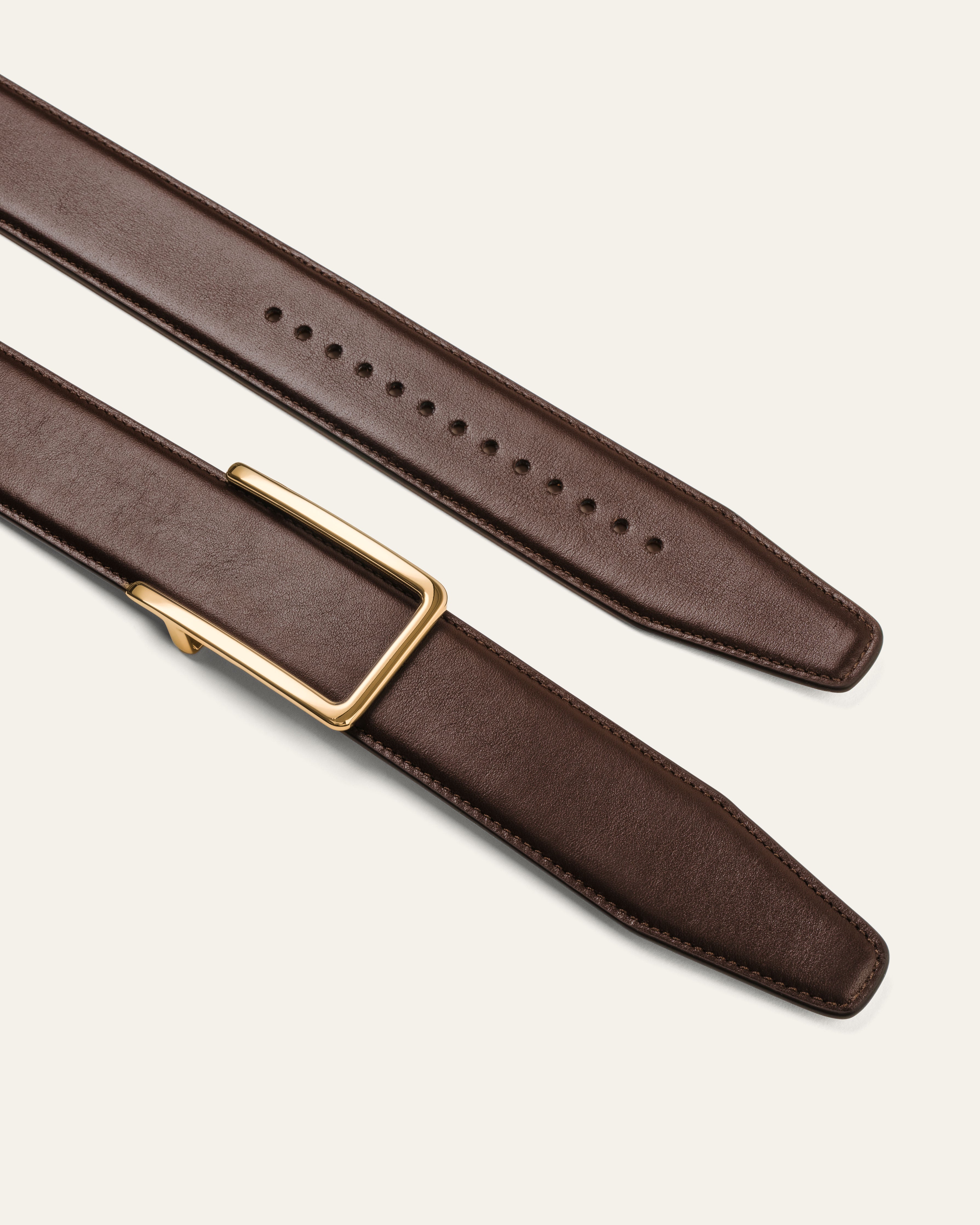 Model 3 Gold – Brown Bovine Leather