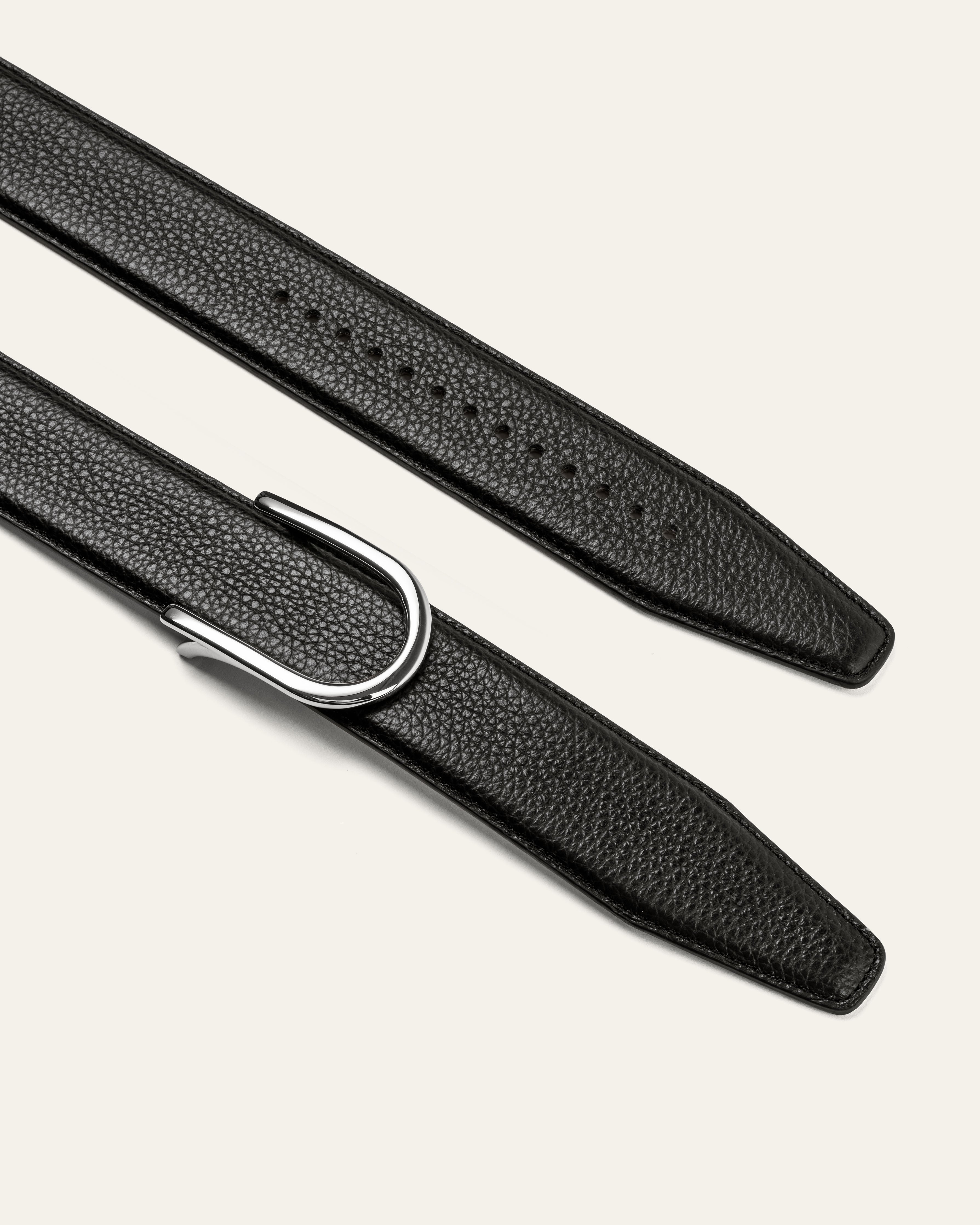 Model 4 Palladium – Black Grain Bovine Leather
