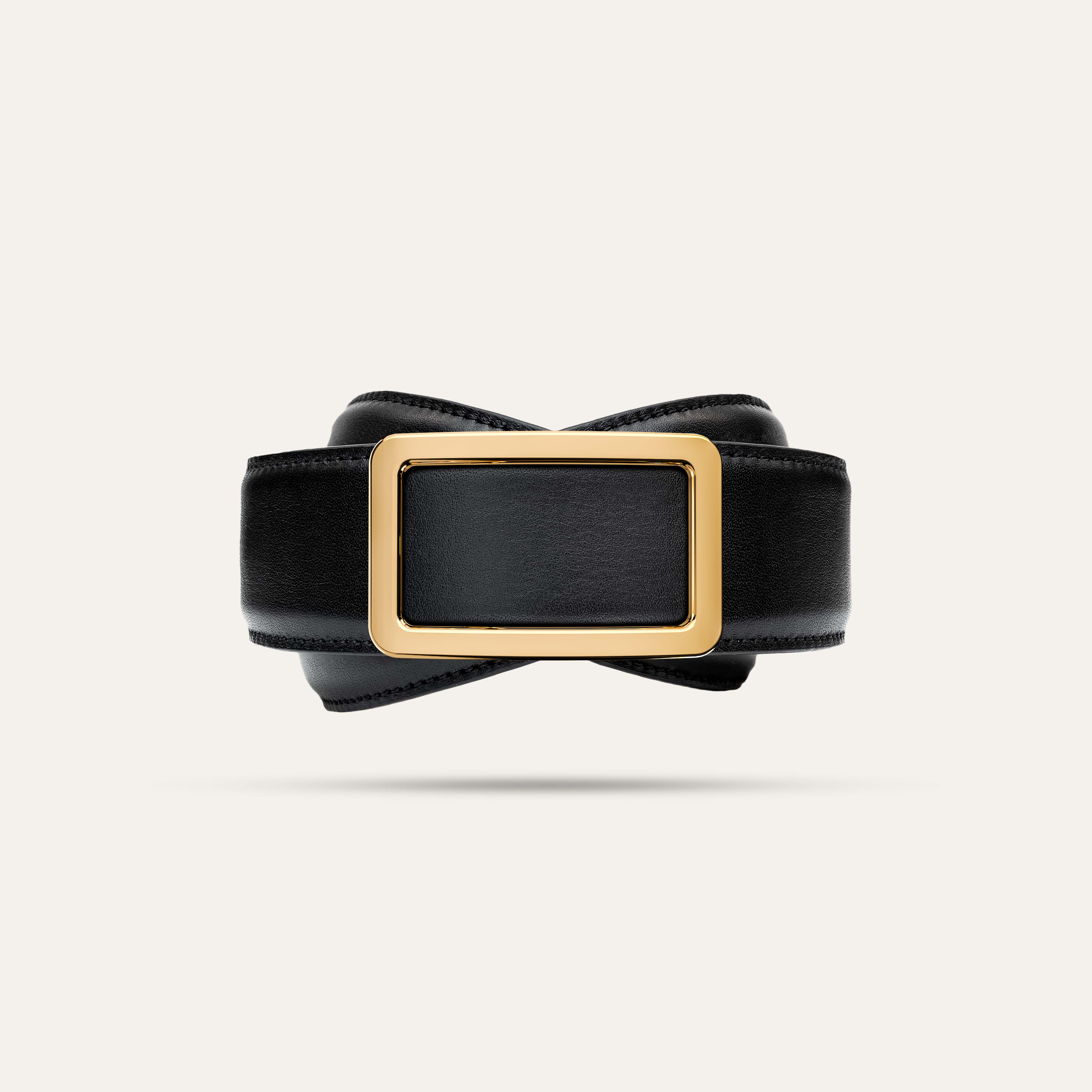 Model I Gold  —  Calfskin Jet Black