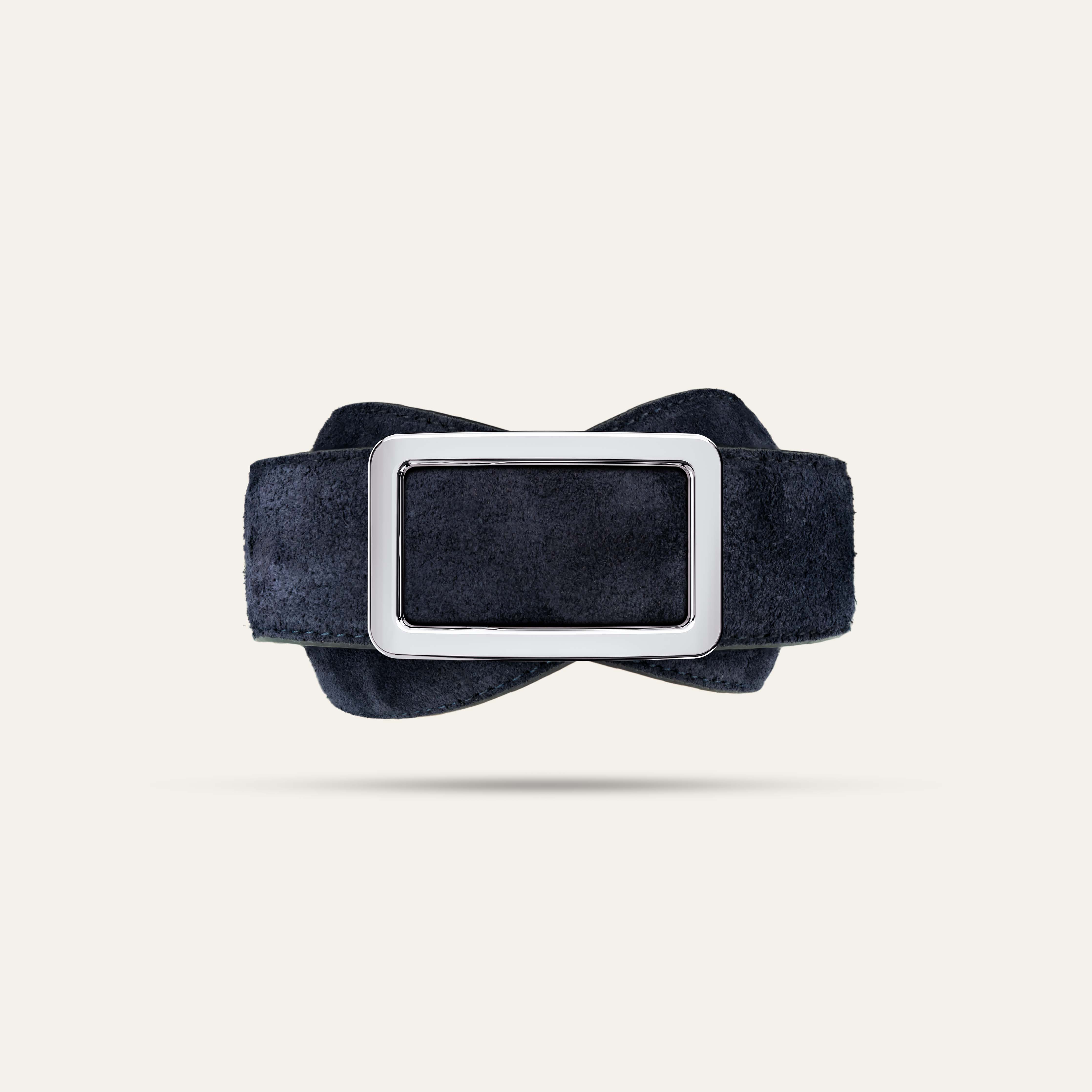Model I Palladium  —  Suede Portofino Blue