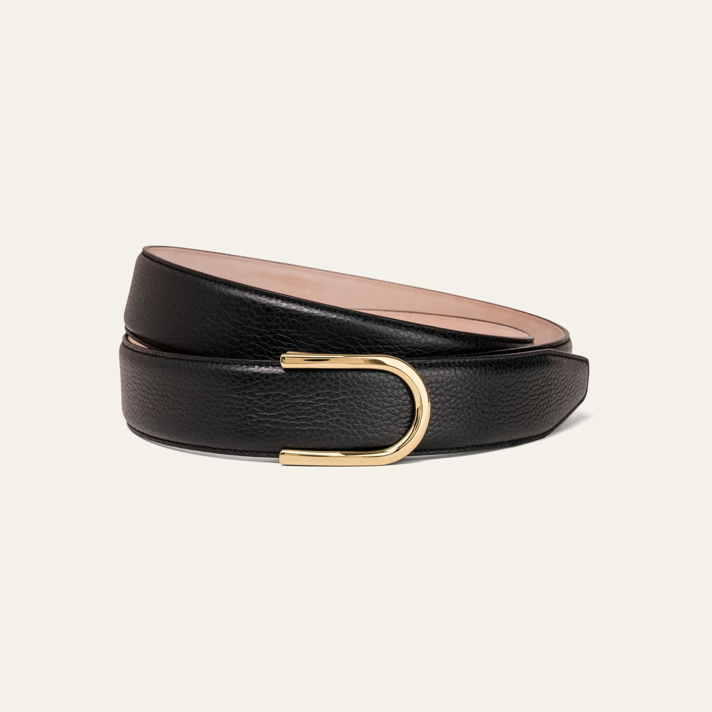Modell 4 Gold – Leder Schwarz Genarbt