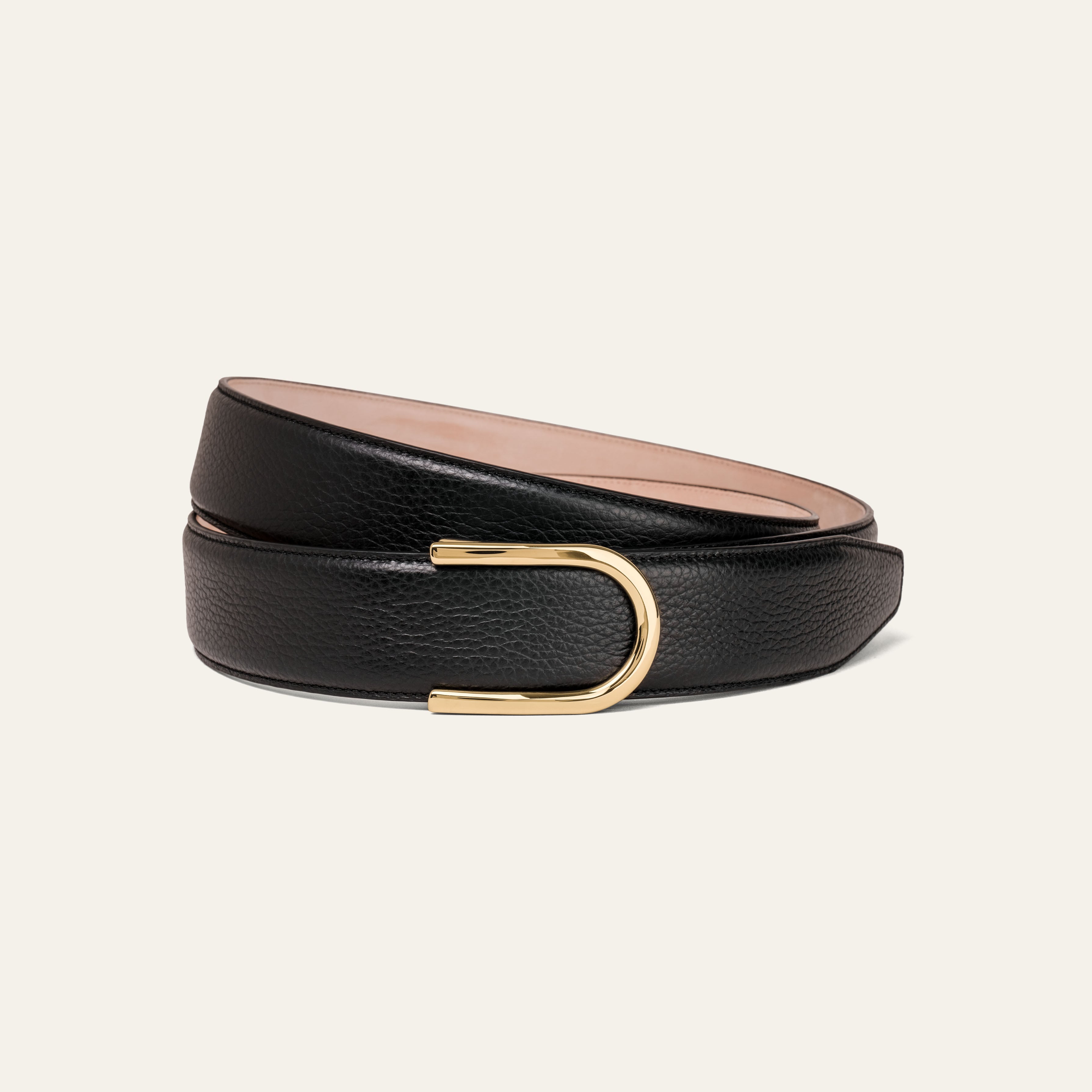 Model 4 Gold – Black Grain Bovine Leather