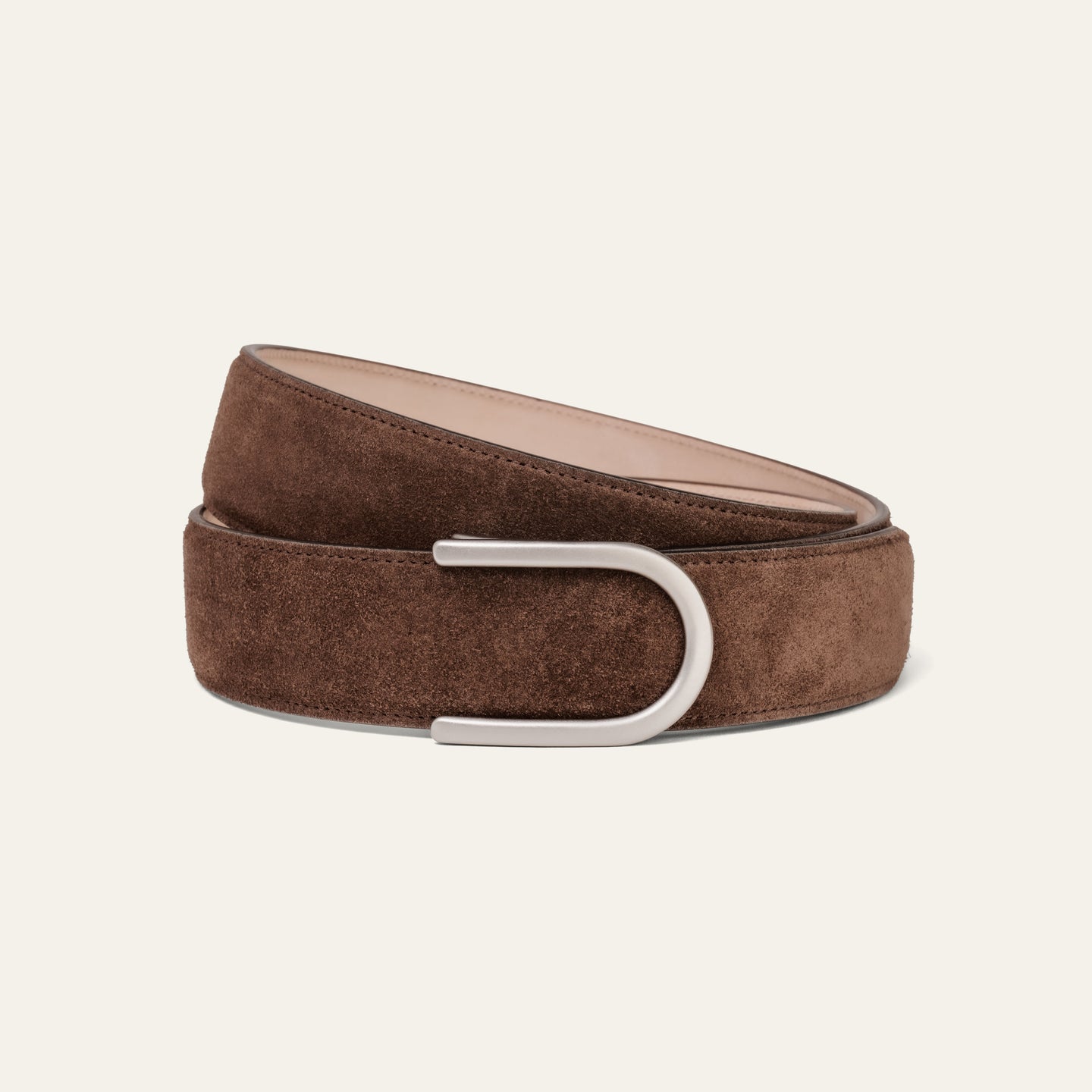 Modell 4 Palladium Matt – Veloursleder Braun