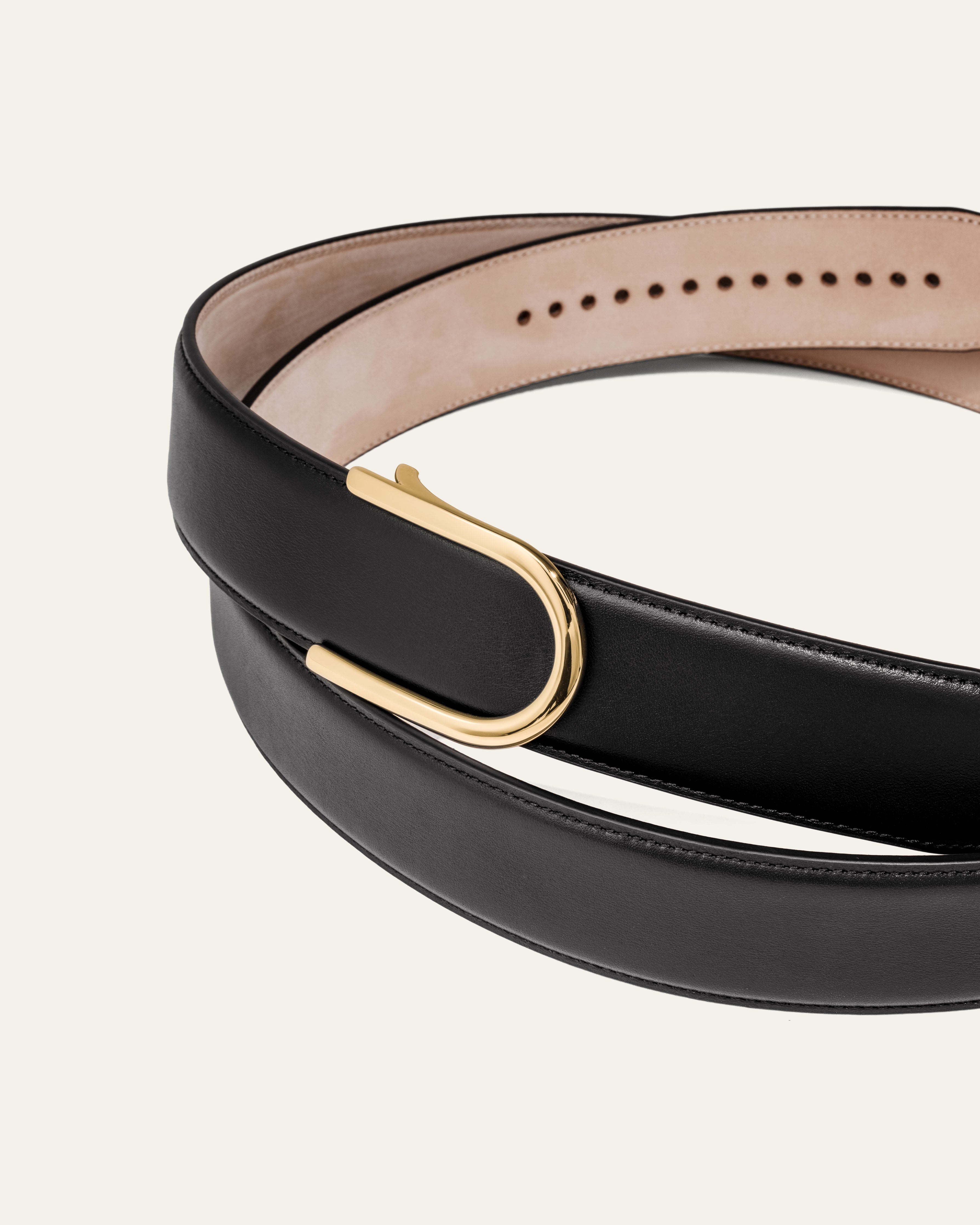 Model 4 Gold – Black Bovine Leather