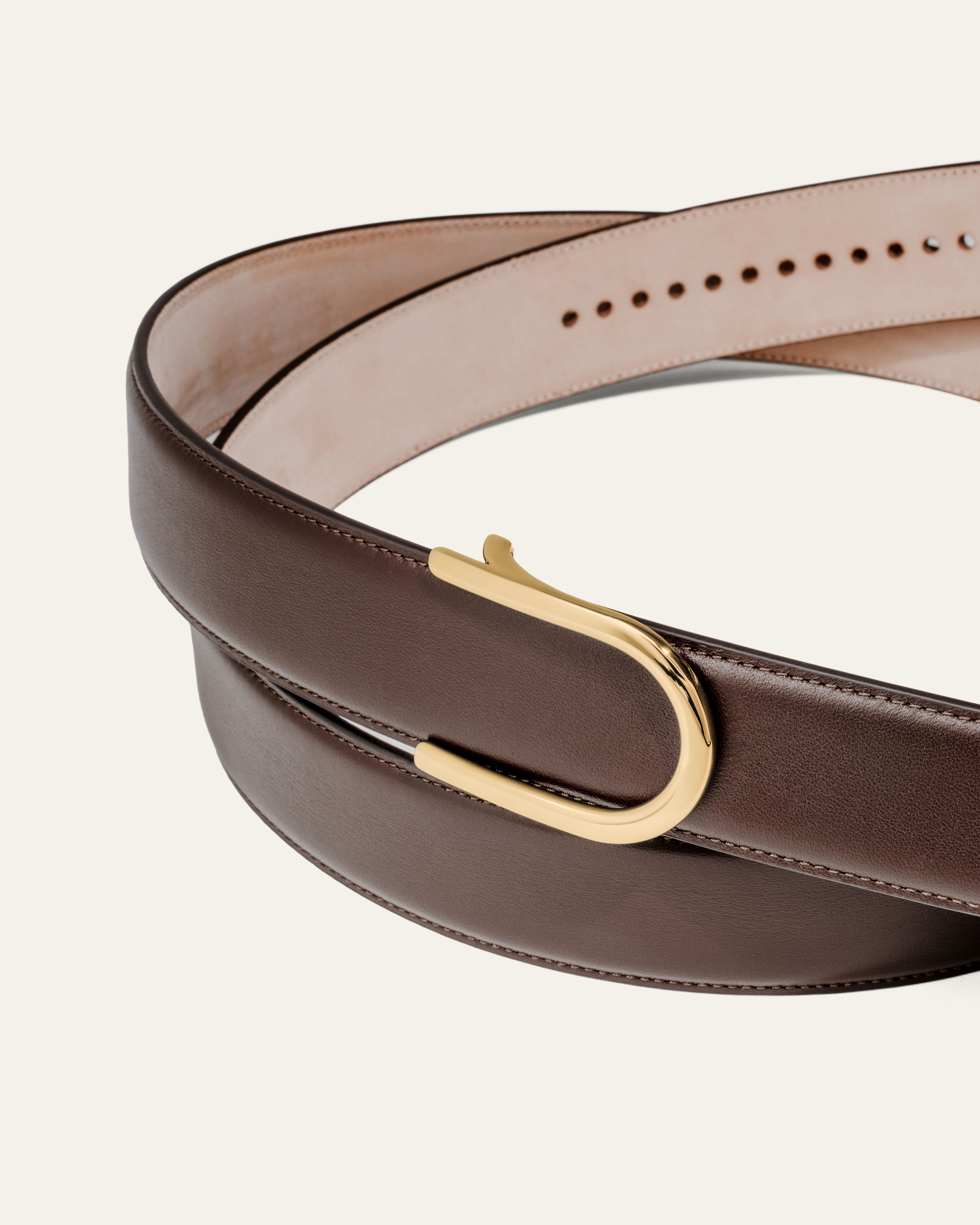 Model 4 Gold – Brown Bovine Leather